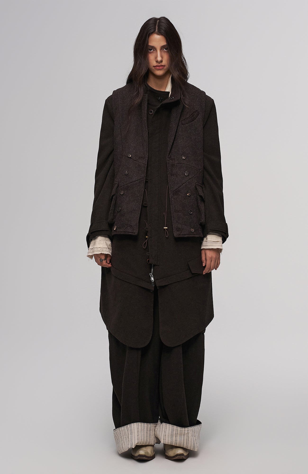 ILNya Nieternite Nifutur Detachable Down-Lined Wool-Blend Modular Parka