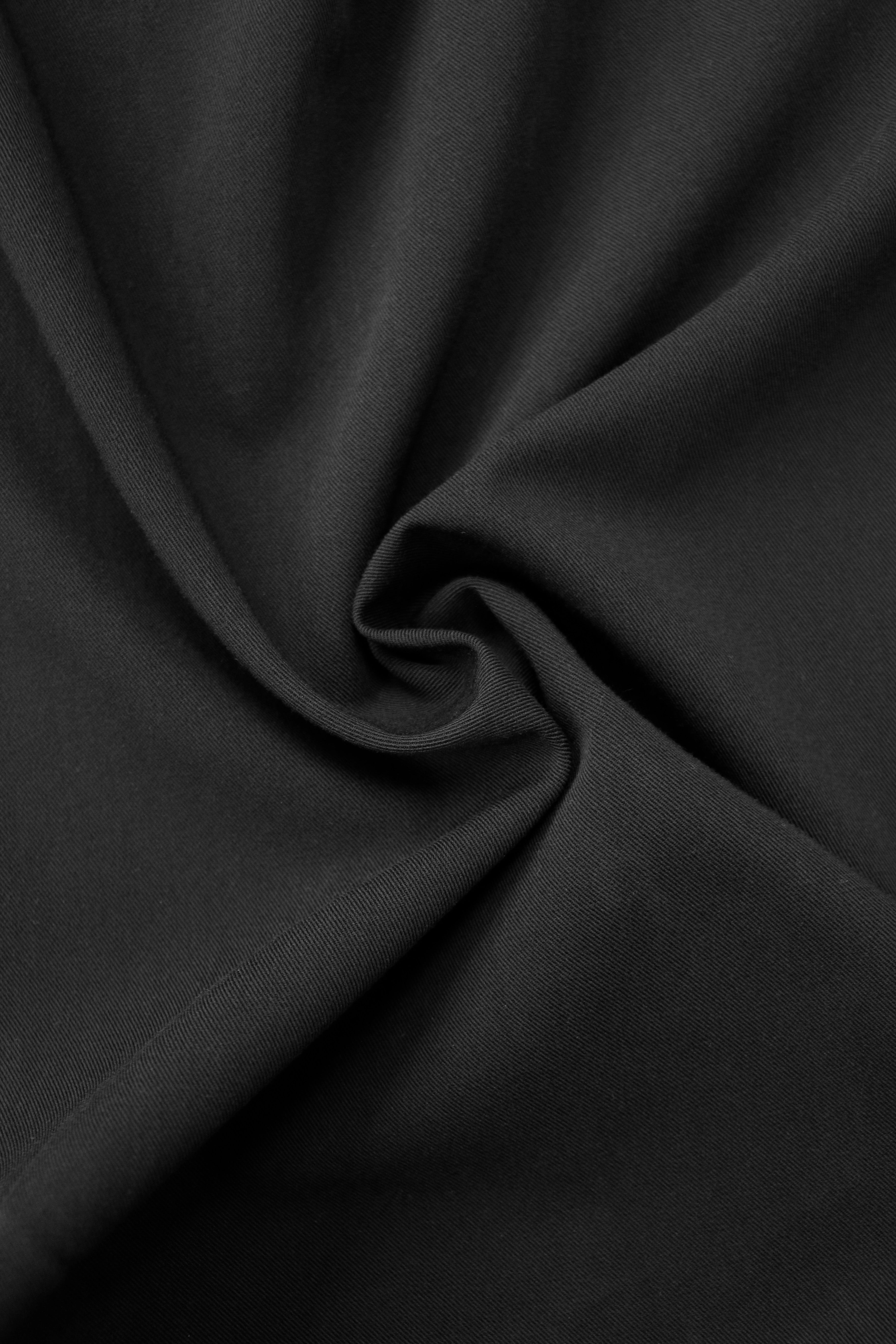 RELABEL Wool-Blend Pleated Draped Wide-Leg Pants Black, premium urban and streetwear designers apparel on PROJECTISR.com, RELABEL
