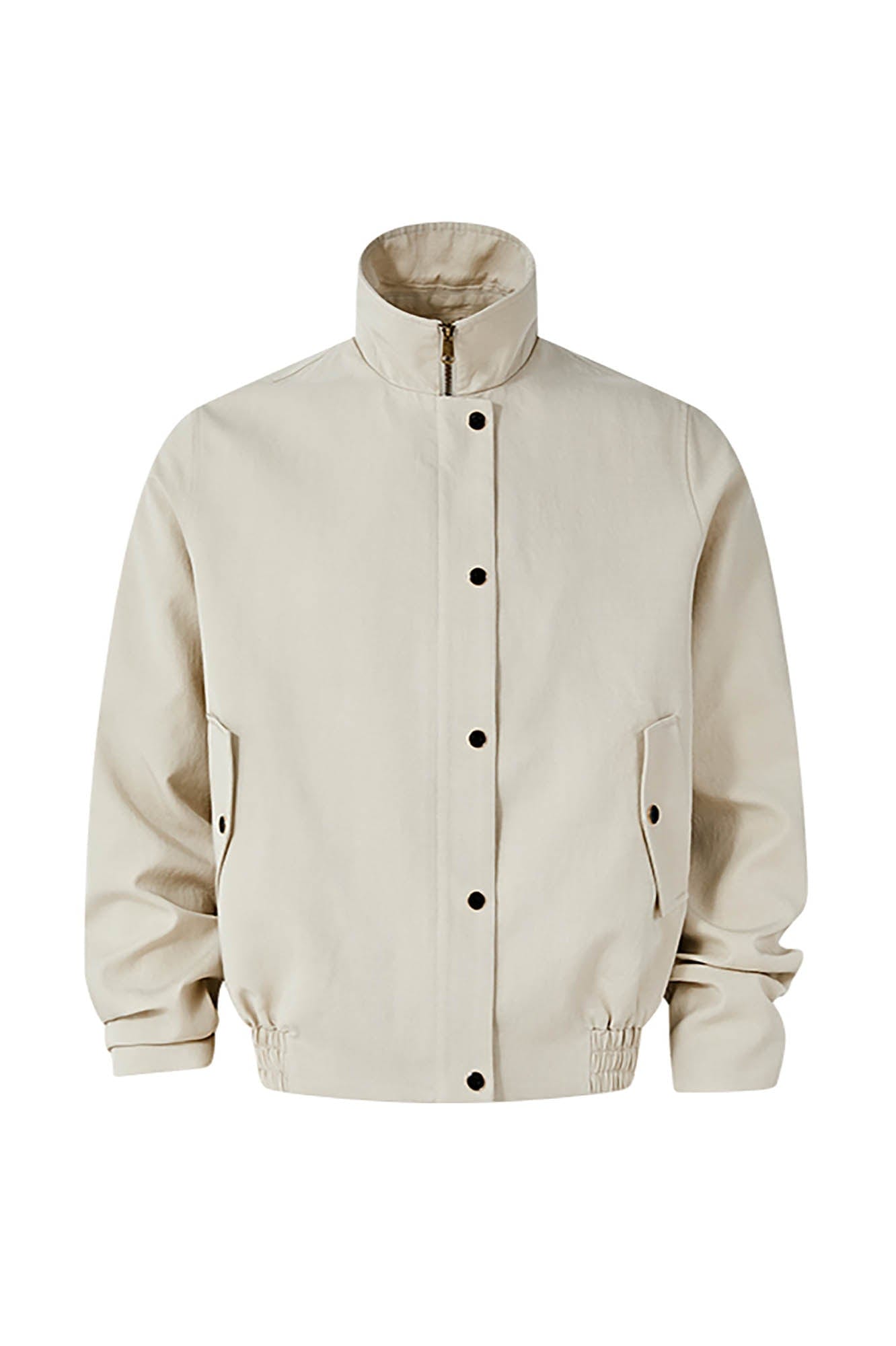 KREATE Gem Button Stand-Collar Wellington Jacket, premium urban and streetwear designers apparel on PROJECTISR.com, KREATE