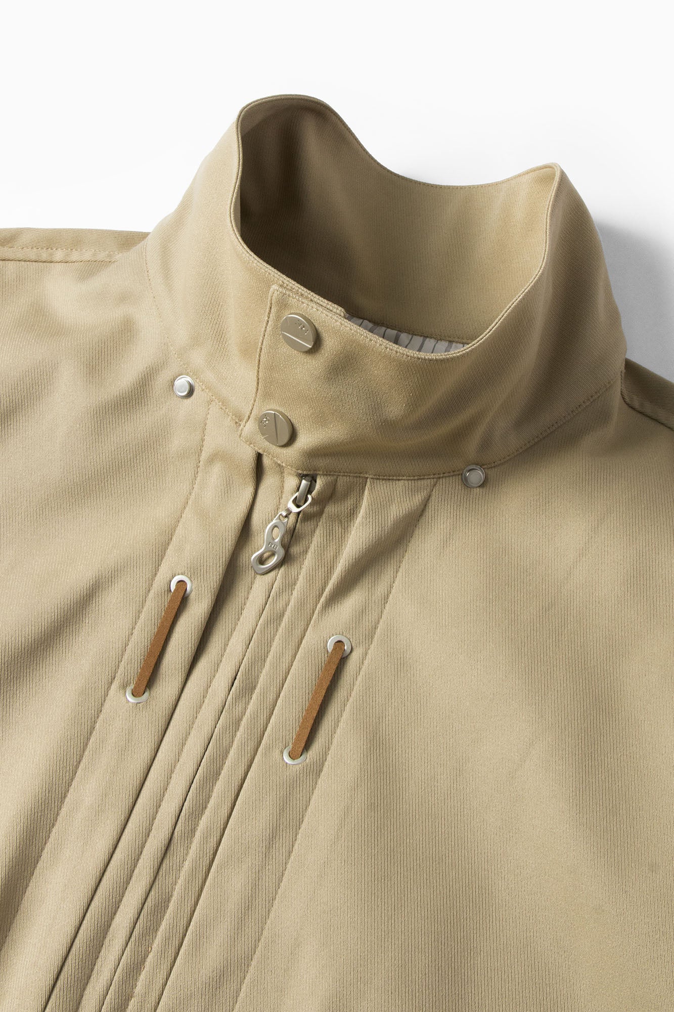 RELABEL Detachable Hood Batwing Sleeve Jacket Yellow