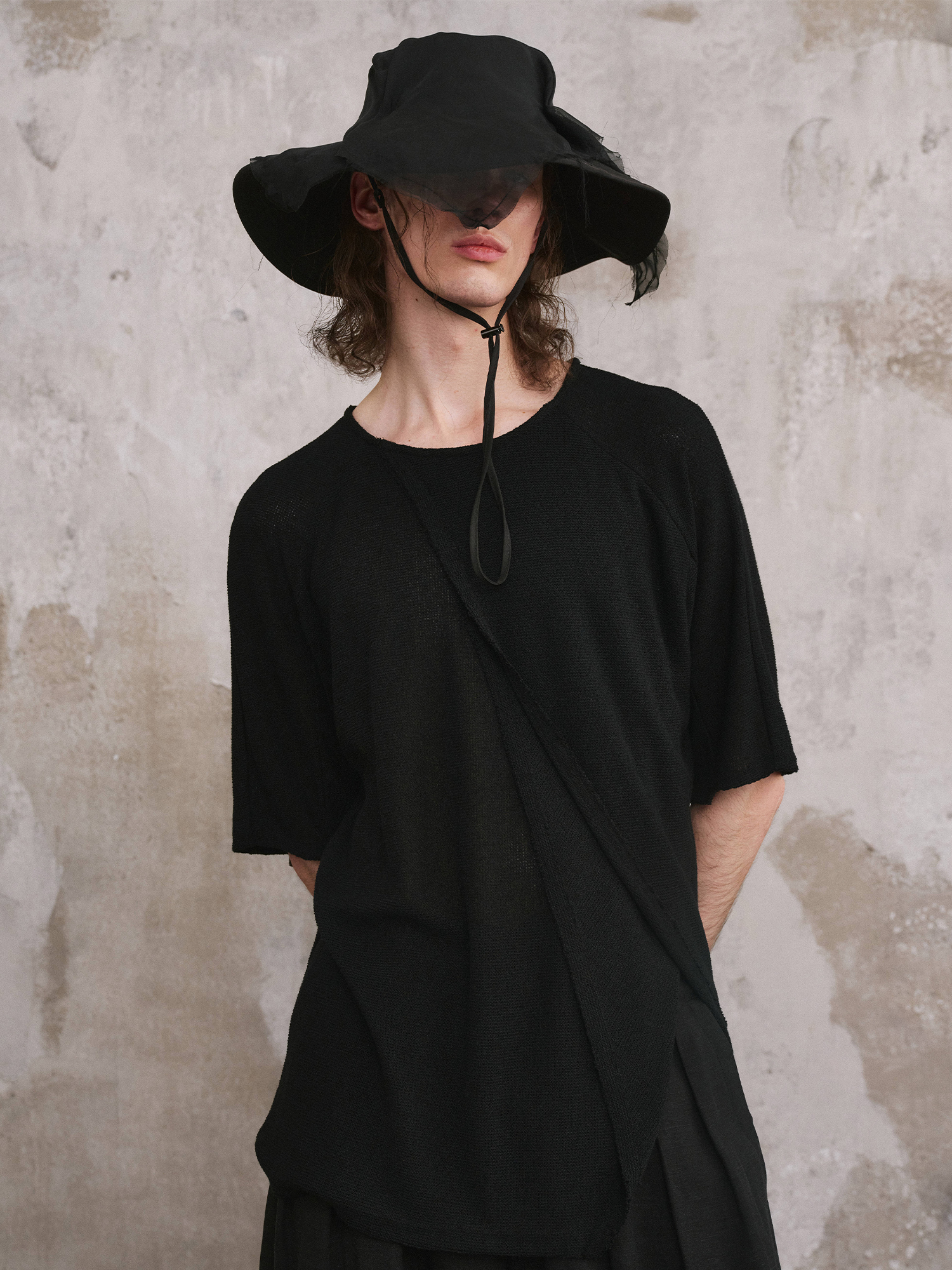 ILNya Nieternite Nifutur Mulberry Silk Veiled Sun Hat