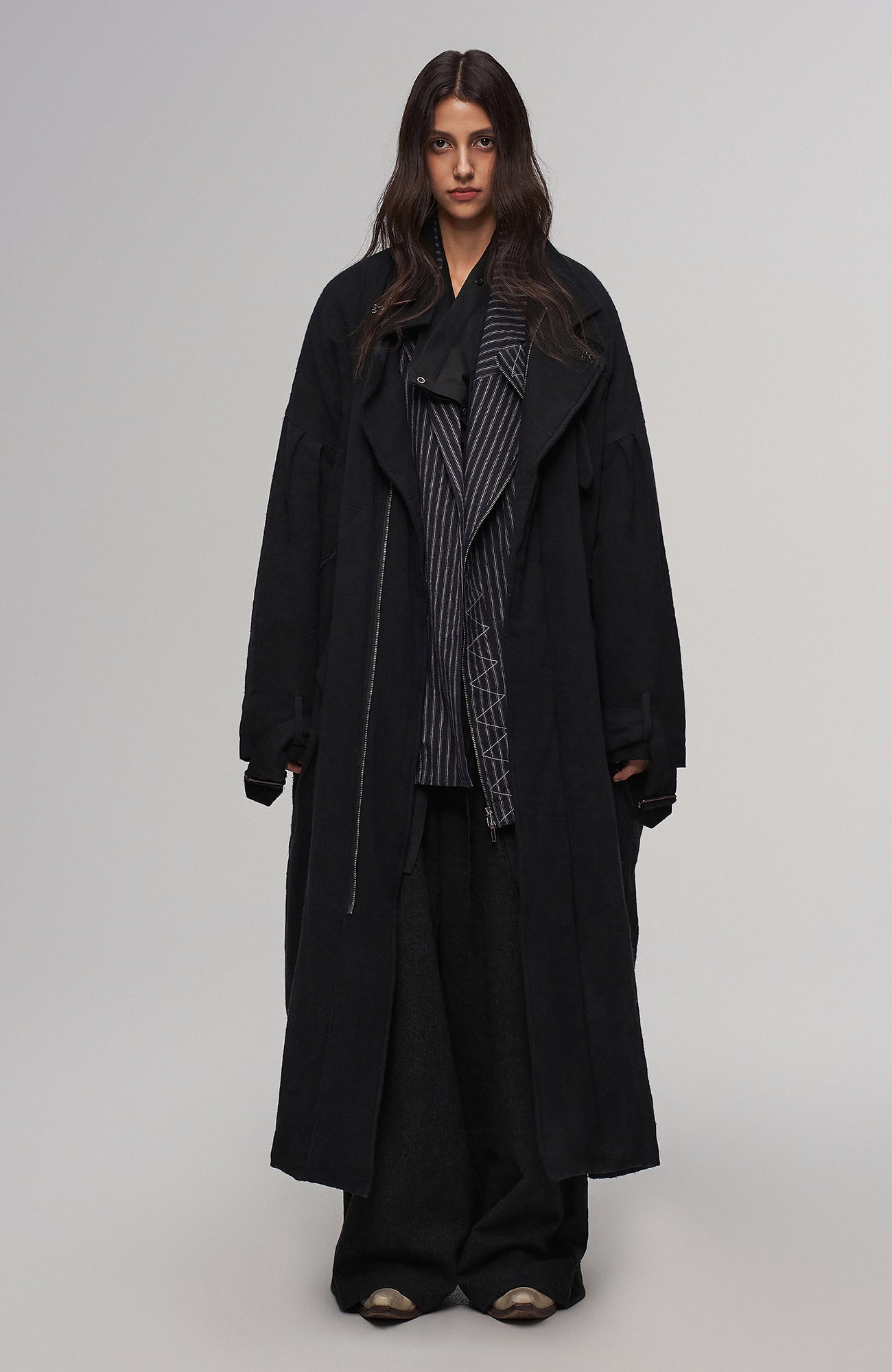 ILNya Nieternite Nifutur Essential Linen-Blend Oversized 3M Coat