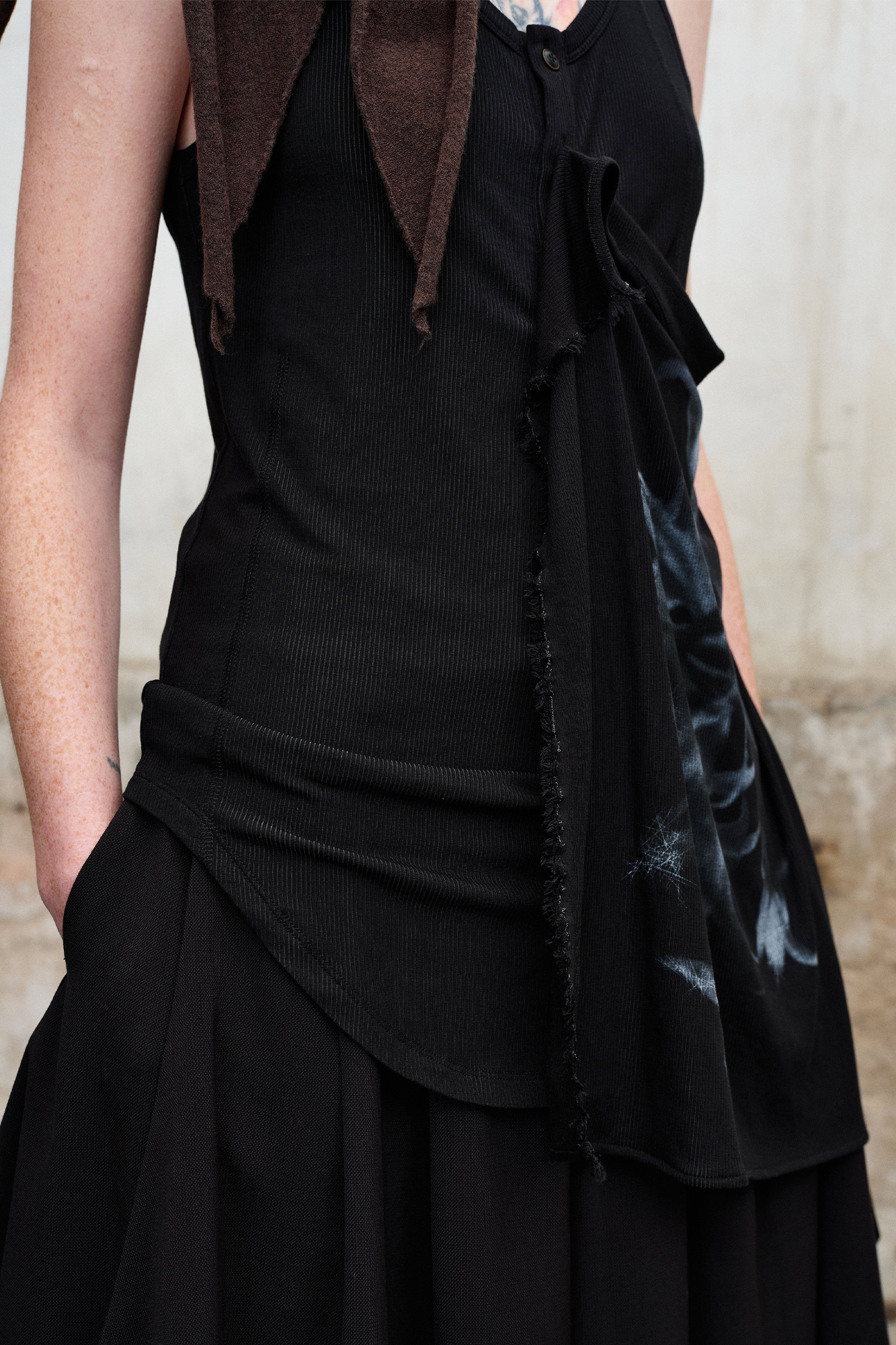 ILNya Nieternite Nifutur Draped Balloon Pleat Shorts, premium urban and streetwear designers apparel on PROJECTISR.com, ILNya Nieternite Nifutur