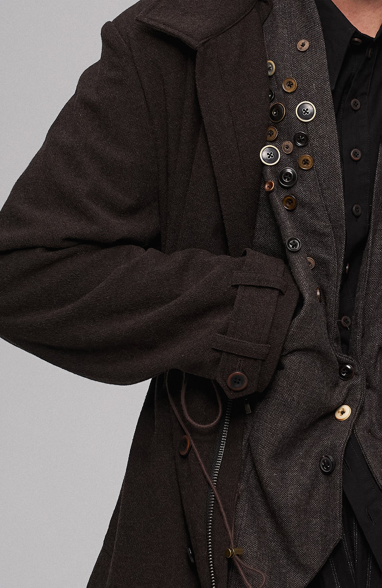 ILNya Nieternite Nifutur Detachable Down-Lined Wool-Blend Modular Parka