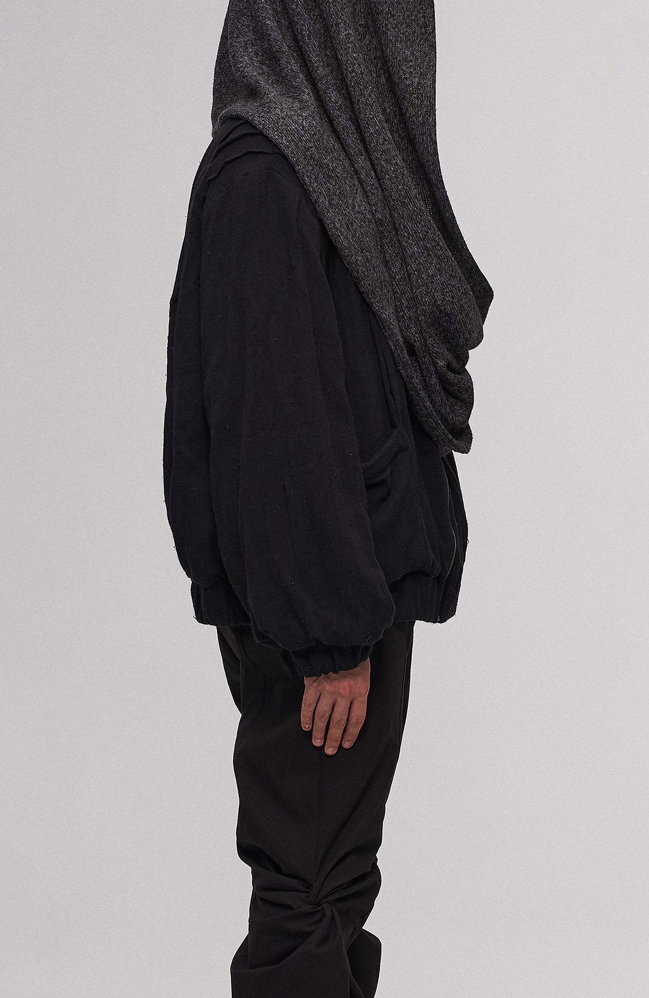 ILNya Nieternite Nifutur Twist-Knee Flared Trousers, premium urban and streetwear designers apparel on PROJECTISR.com, ILNya Nieternite Nifutur