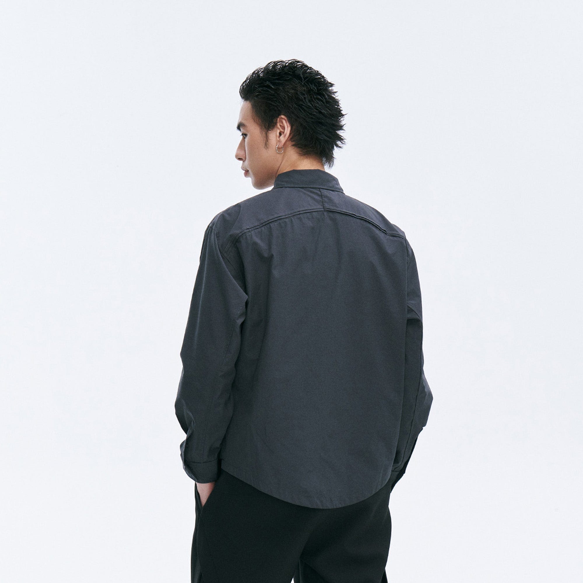 CATSSTAC Layered Seamline Floral Embroidered Shirt, premium urban and streetwear designers apparel on PROJECTISR.com, CATSSTAC