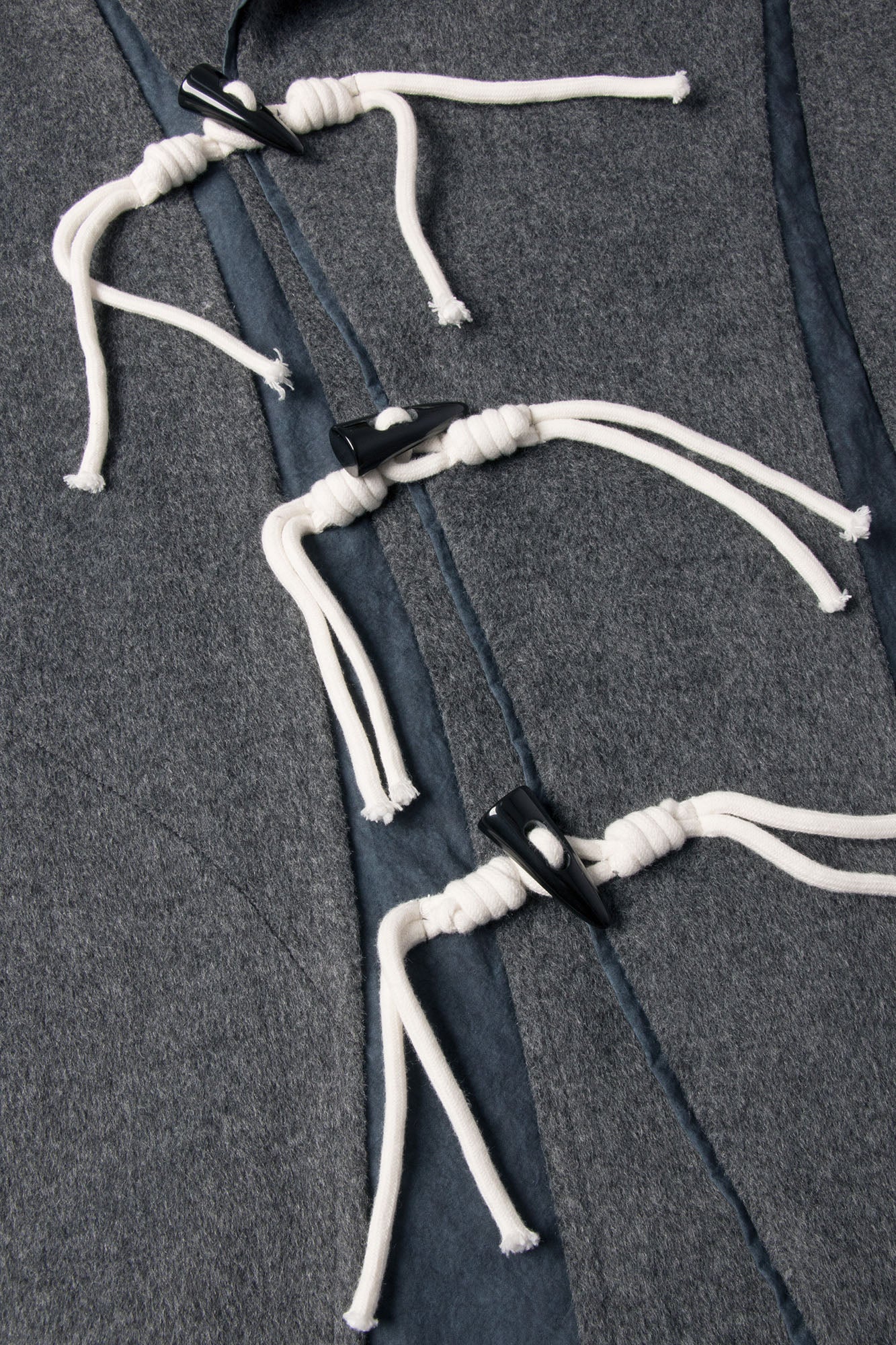 RELABEL Asym Wool-Blend Curved Panel Jacket