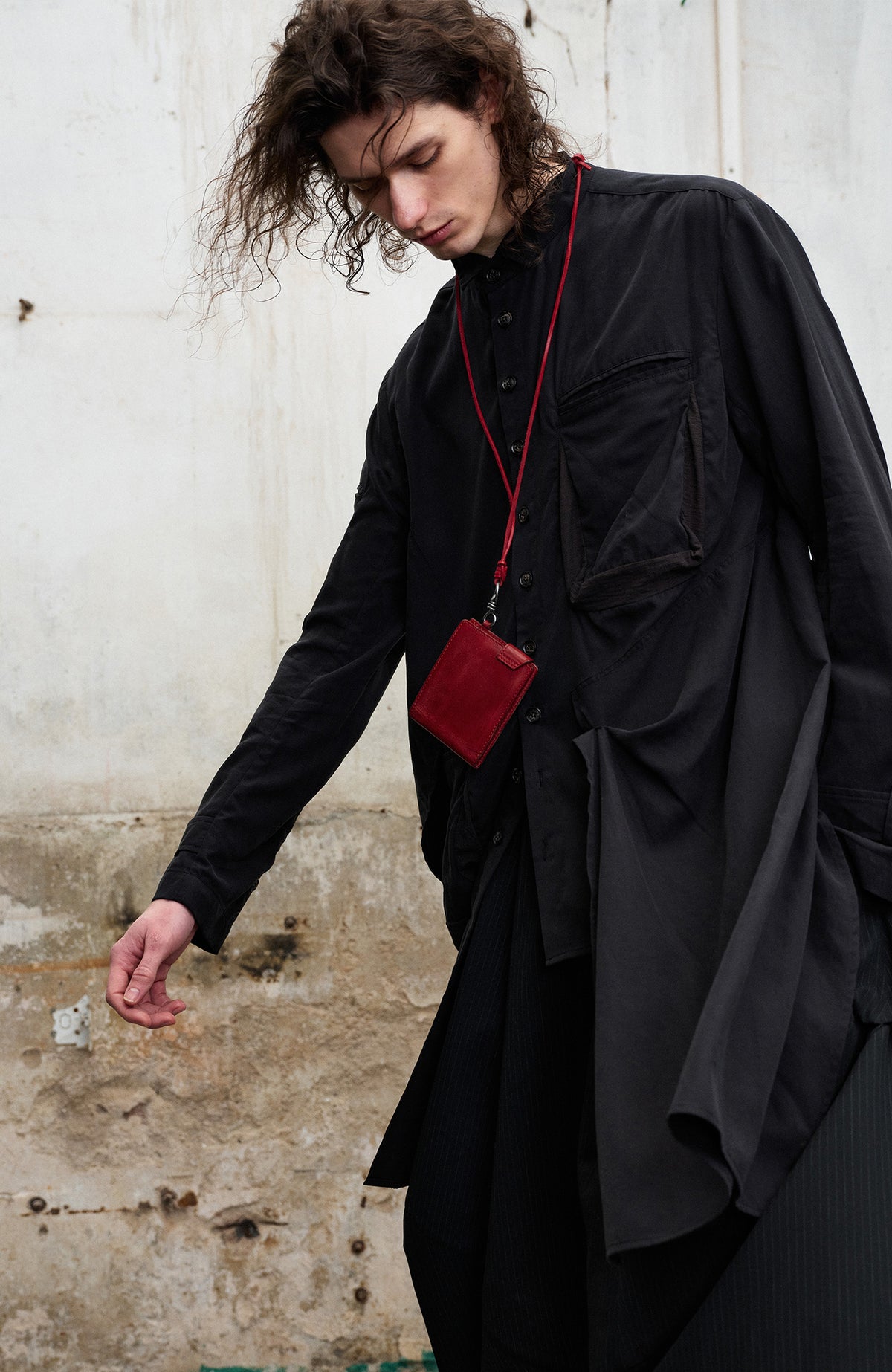 ILNya Nieternite Nifutur Asymmetrical Lapel Shirt-Style Coat