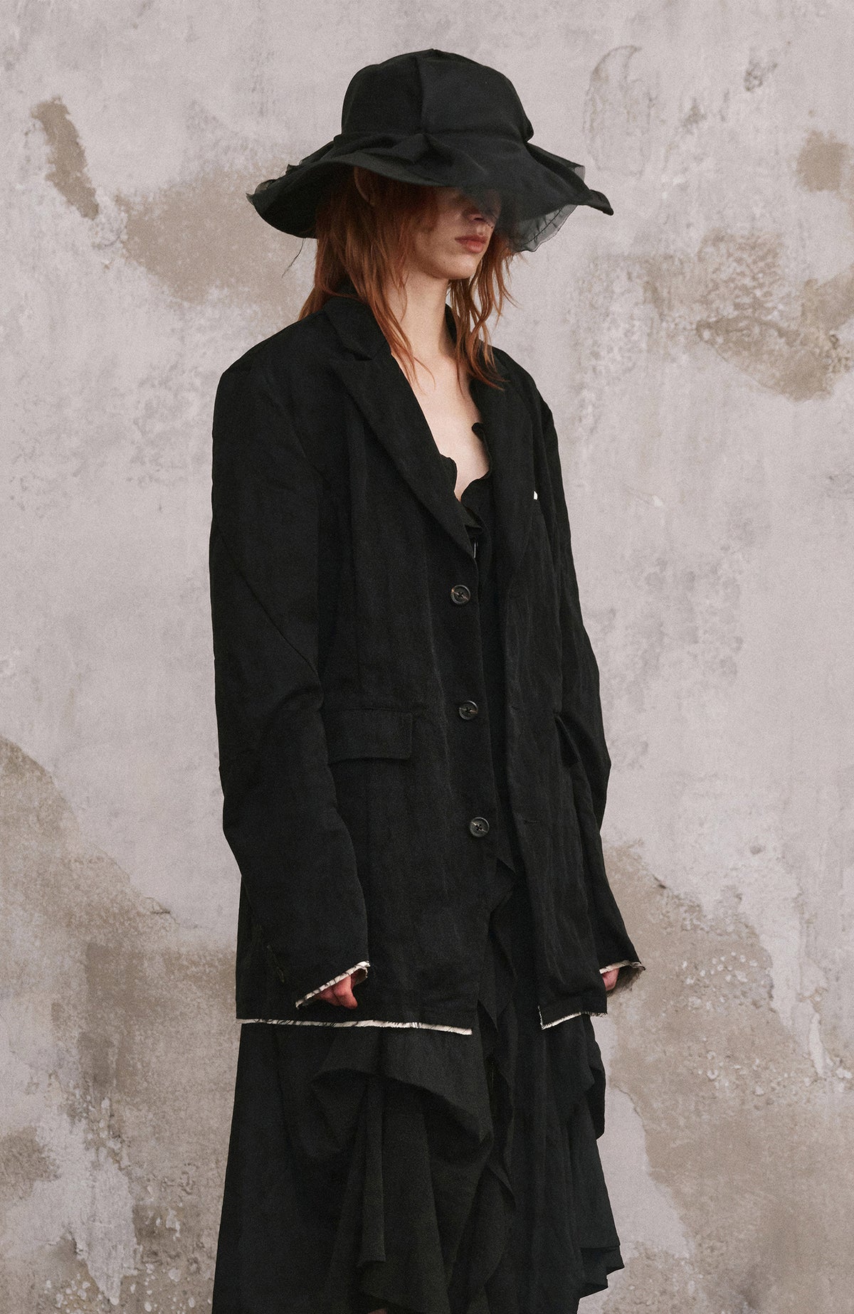 ILNya Nieternite Nifutur Spliced Artisan Blazer Jacket