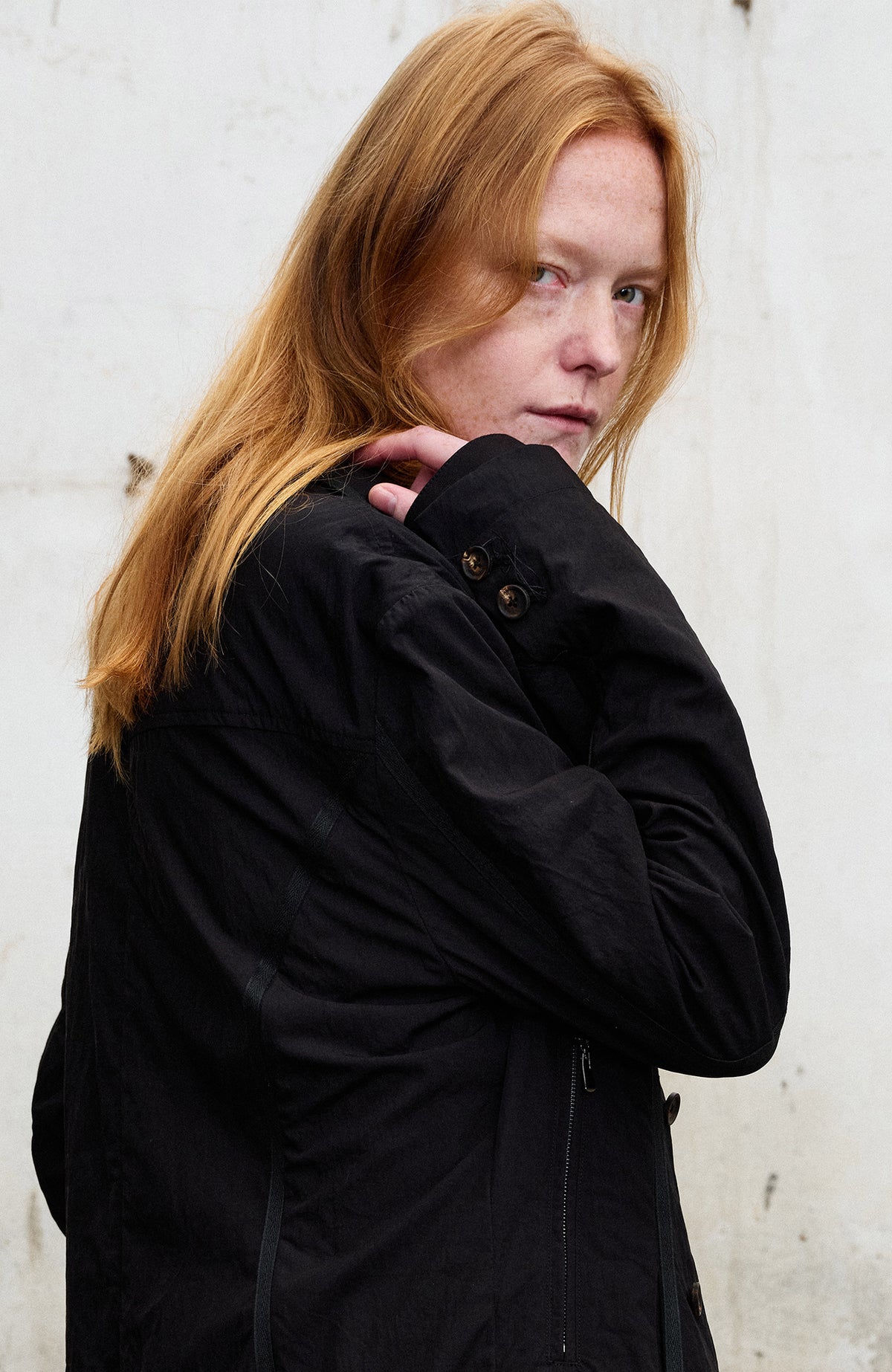 ILNya Nieternite Nifutur Deconstructed Napoleon-Button Blazer Jacket