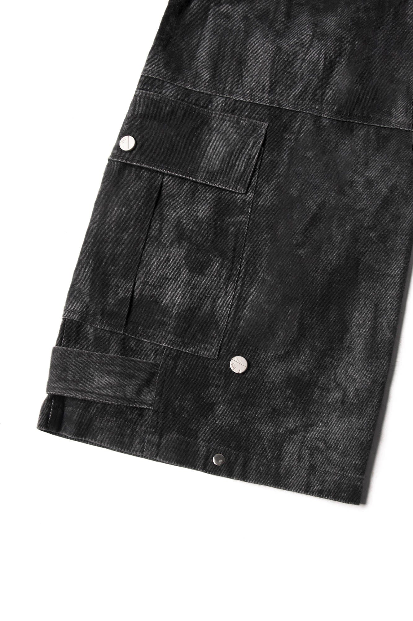 RELABEL Tie-Dye Multi-Pocket Pleated Straps Cargo, premium urban and streetwear designers apparel on PROJECTISR.com, RELABEL
