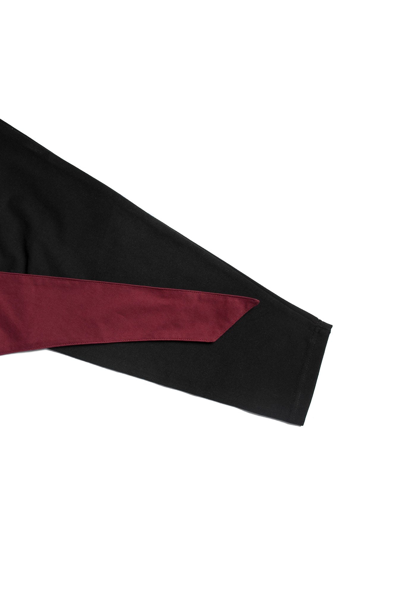 RELABEL Detachable Hood Long-Sleeve Tee Black, premium urban and streetwear designers apparel on PROJECTISR.com, RELABEL