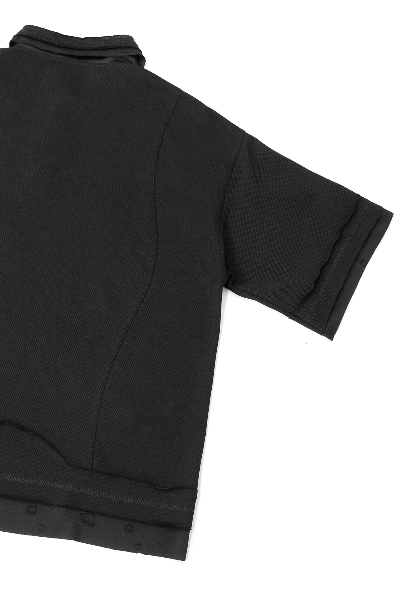 RELABEL Spliced Embroidered Polo Shirt, premium urban and streetwear designers apparel on PROJECTISR.com, RELABEL