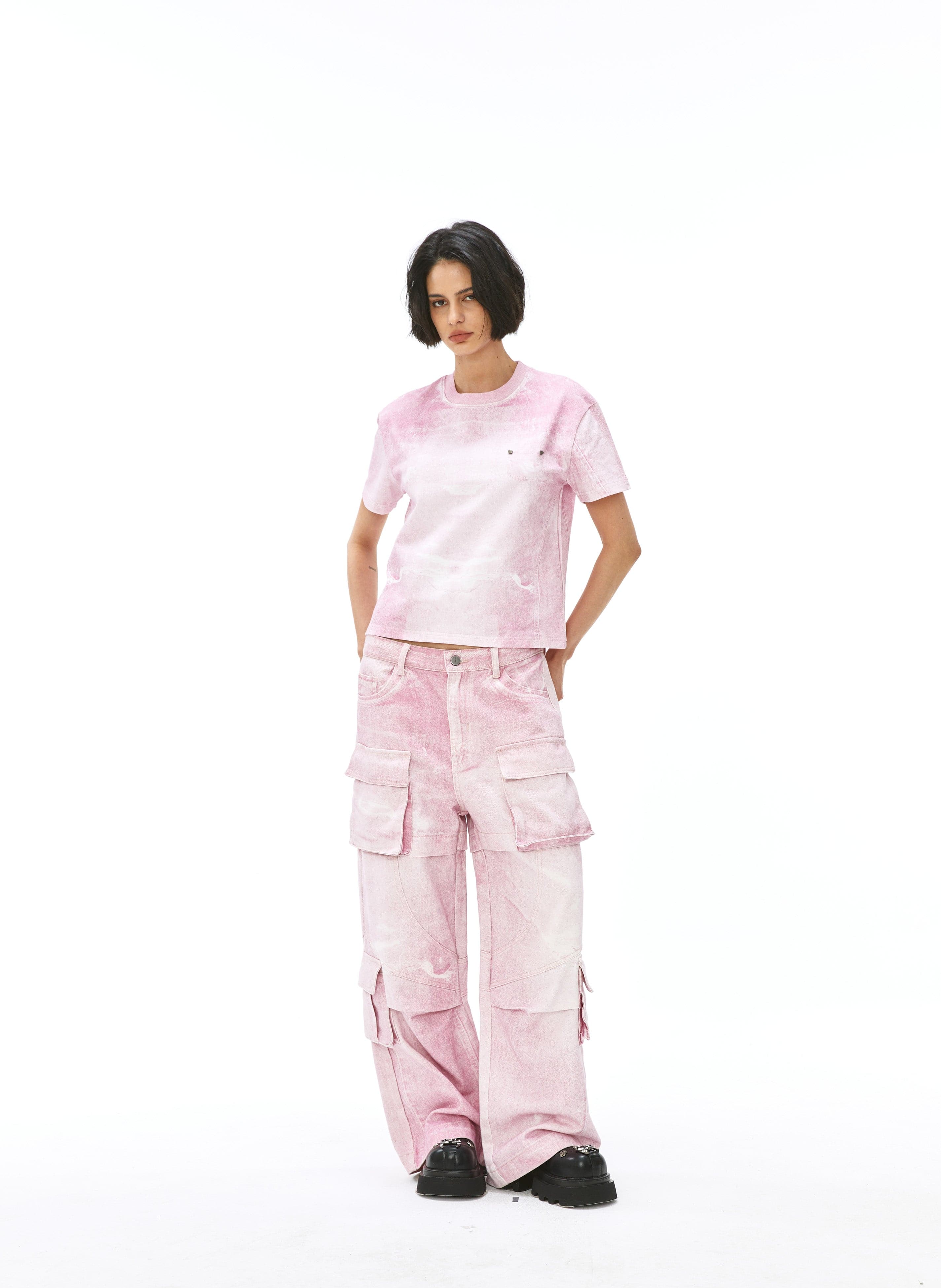 VANN VALRENCE Structural Multi-Pockets Cargo Jeans
