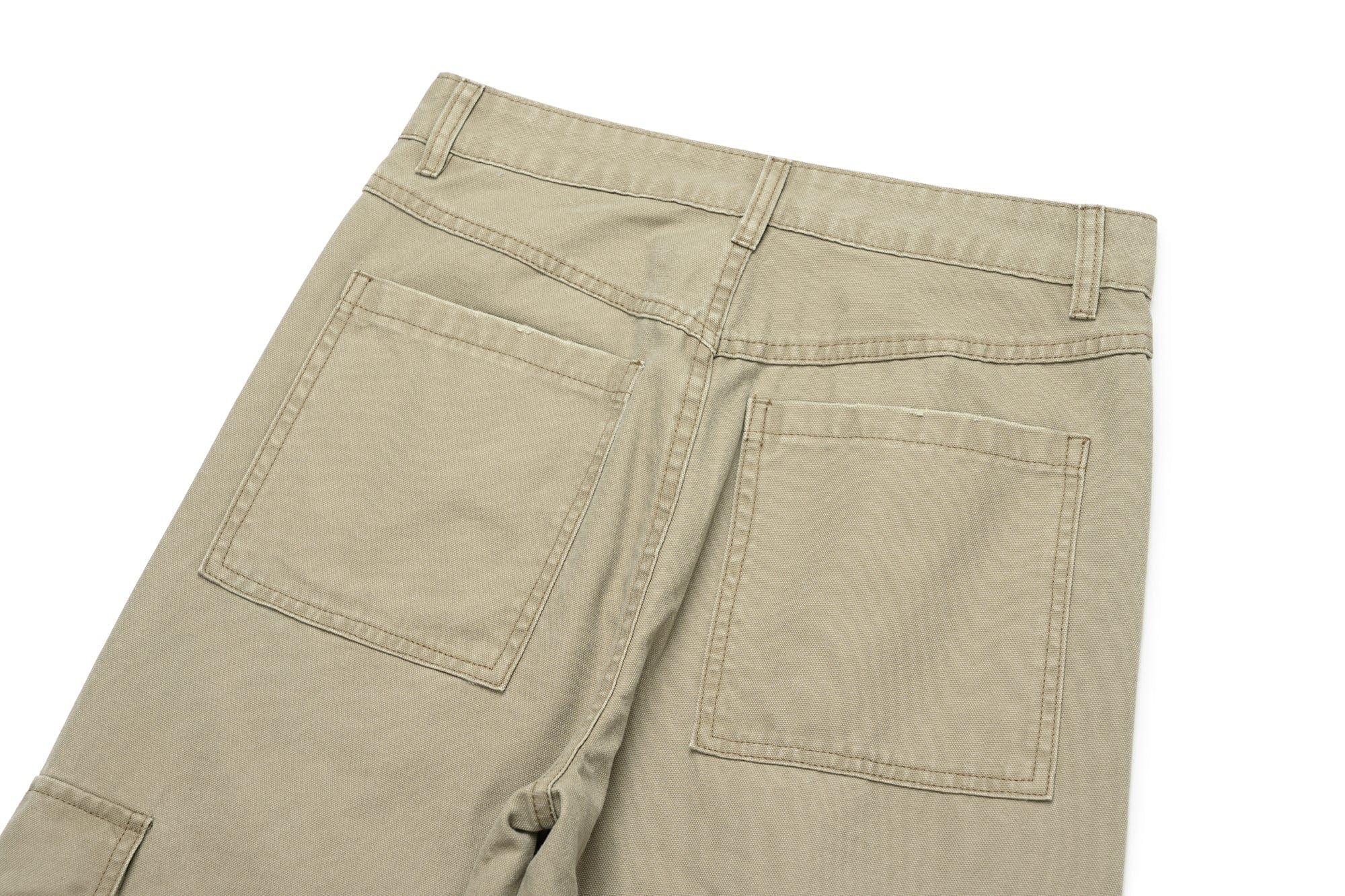 OKAYTHXBYE Pleated Utility Baggy Cargo Pants, premium urban and streetwear designers apparel on PROJECTISR.com, OKAYTHXBYE