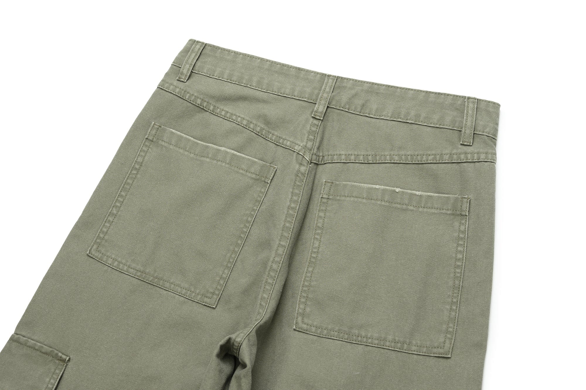 OKAYTHXBYE Pleated Utility Baggy Cargo Pants, premium urban and streetwear designers apparel on PROJECTISR.com, OKAYTHXBYE
