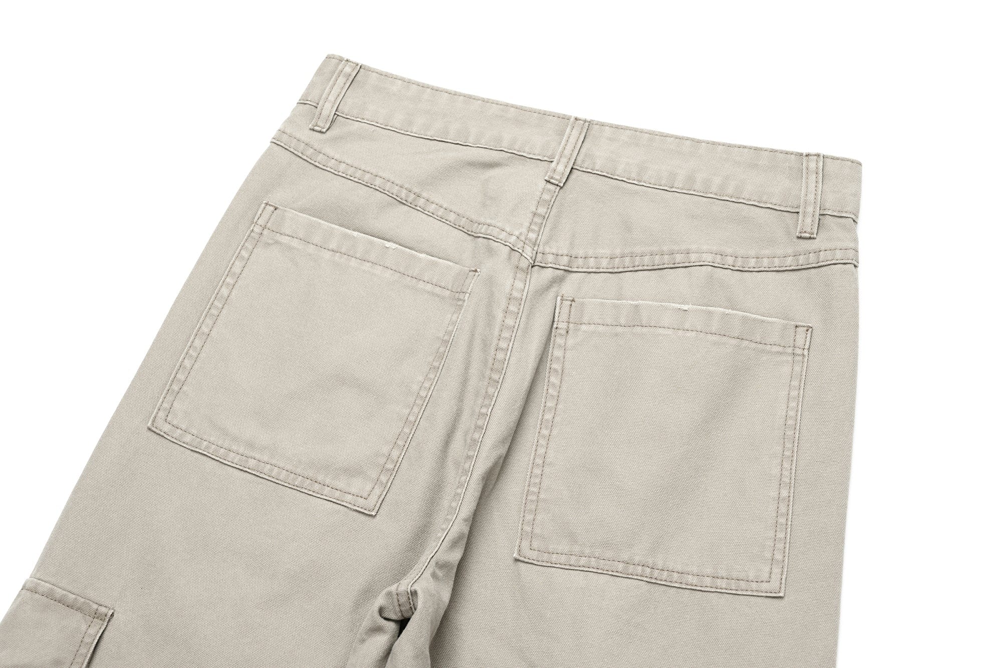 OKAYTHXBYE Pleated Utility Baggy Cargo Pants, premium urban and streetwear designers apparel on PROJECTISR.com, OKAYTHXBYE
