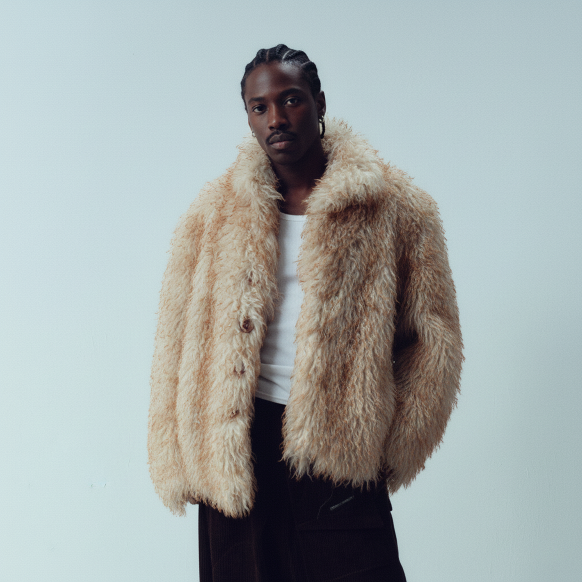 KADAKADA Ombre Faux Fur Jacket