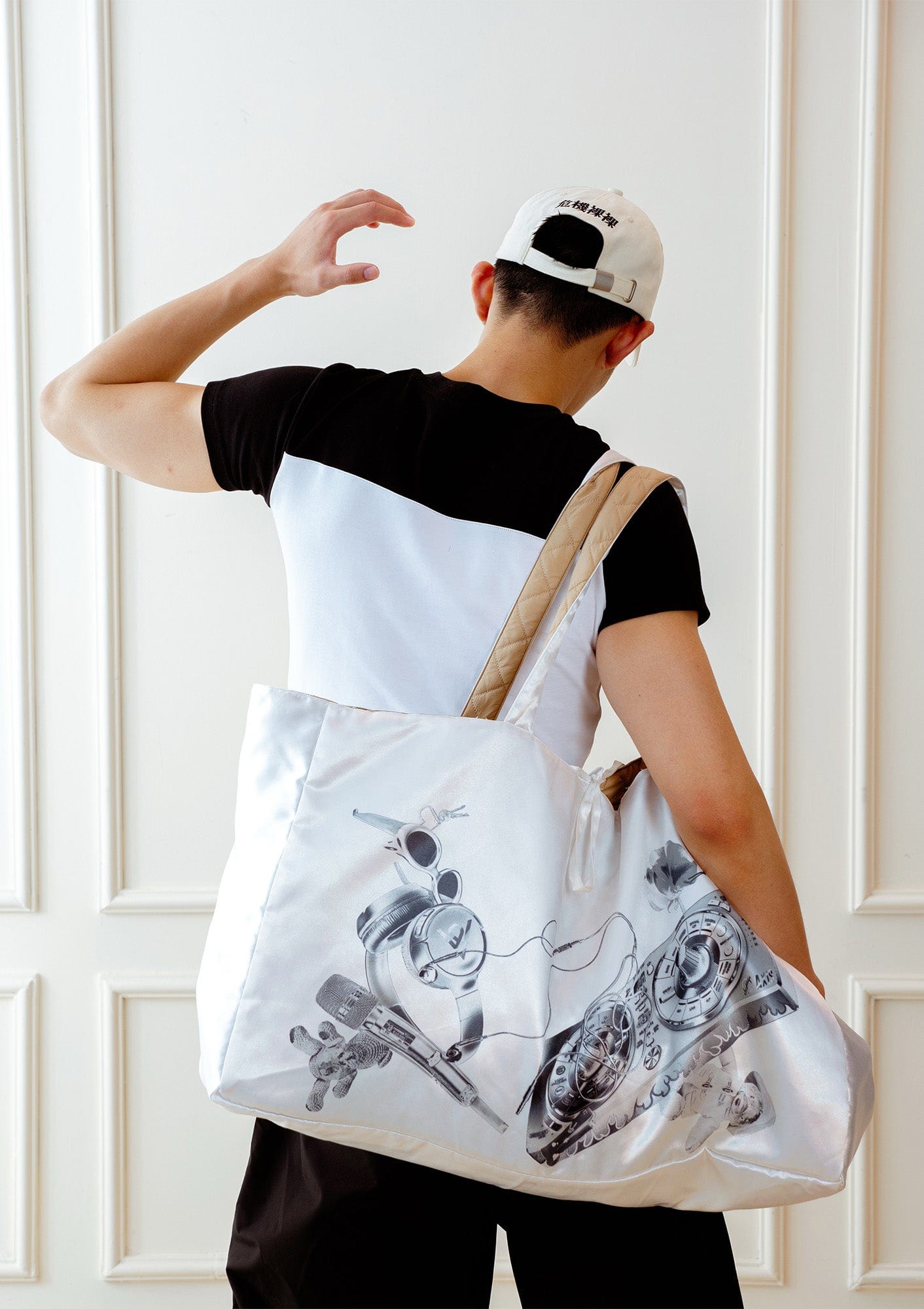 KADAKADA x AXIS Dual-Persona Graphic Reversible Tote Bag, premium urban and streetwear designers apparel on PROJECTISR.com, KADAKADA