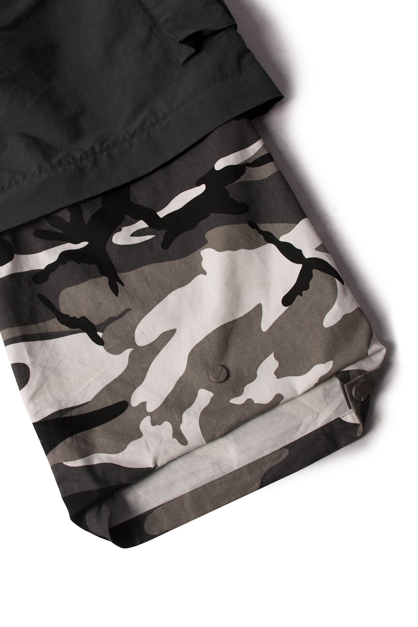 RELABEL Multi-Way Convertible Camo-Leg Cargo Pants, premium urban and streetwear designers apparel on PROJECTISR.com, RELABEL