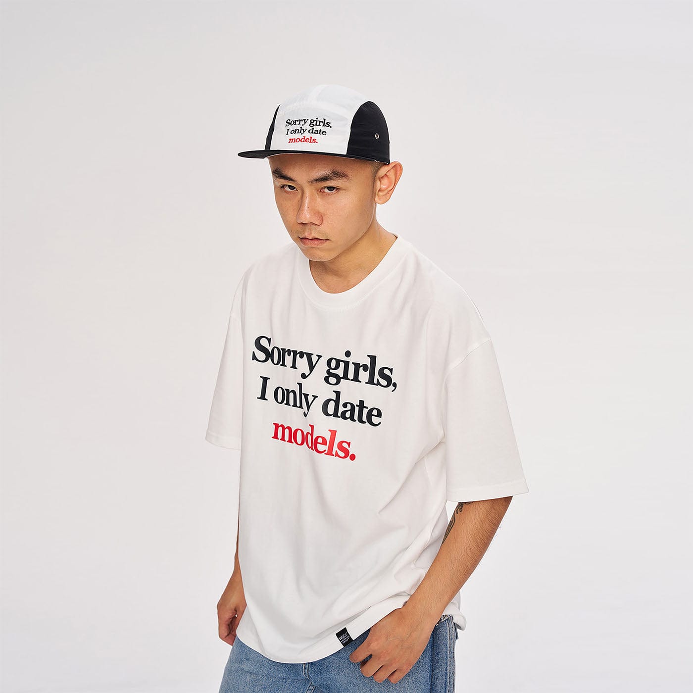 WCC Sorry Girls I Only Date Models Slogan T-Shirt, premium urban and streetwear designers apparel on PROJECTISR.com, WCC