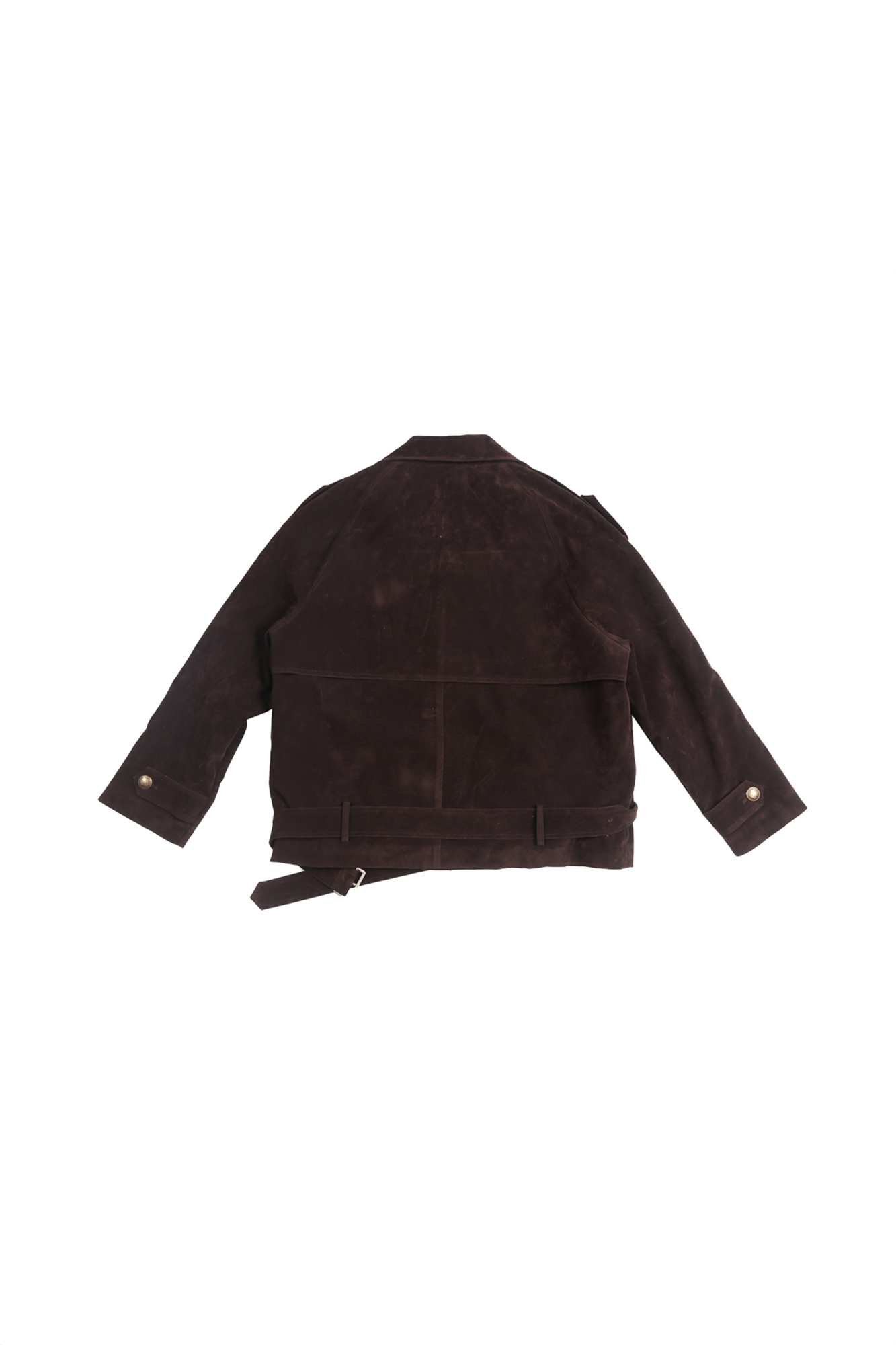 TRECLUB Velvet Double-Breasted Short Trench Jacket, premium urban and streetwear designers apparel on PROJECTISR.com, TRECLUB