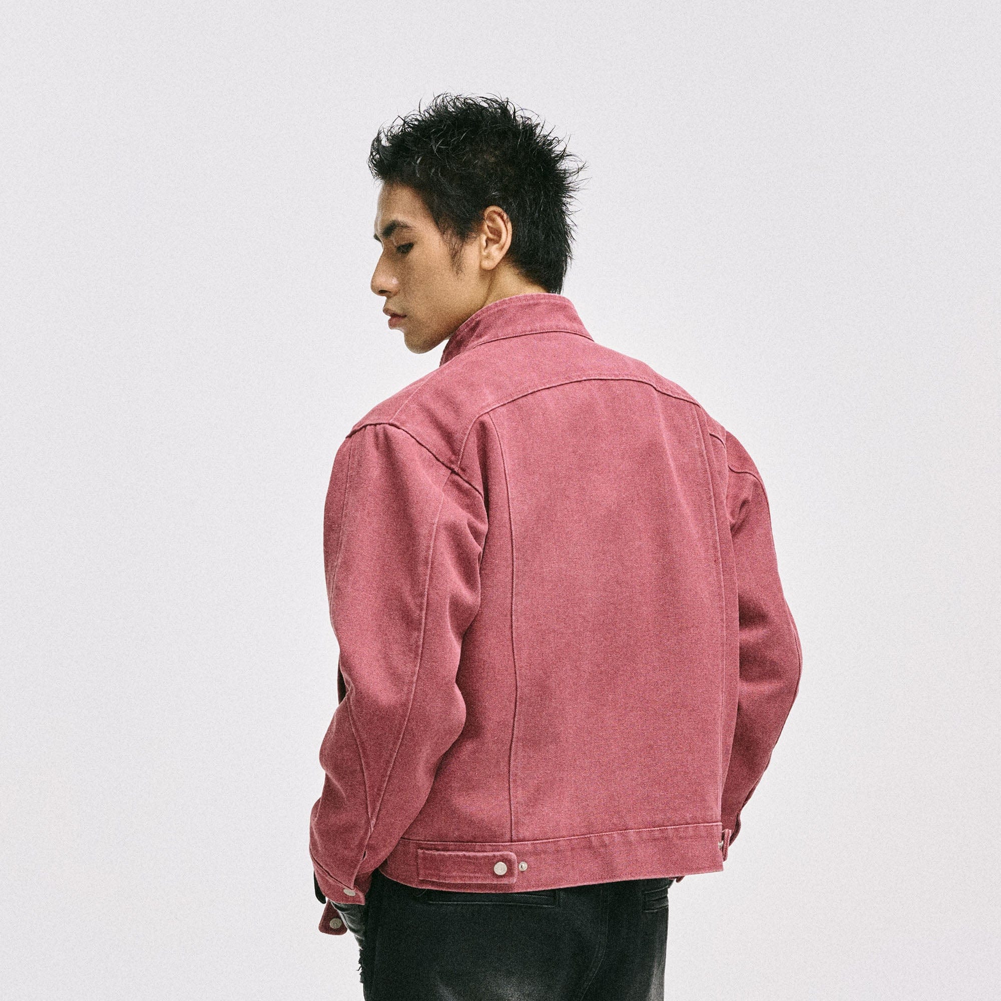 CATSSTAC Washed Curved Panel Harrington Jacket, premium urban and streetwear designers apparel on PROJECTISR.com, CATSSTAC