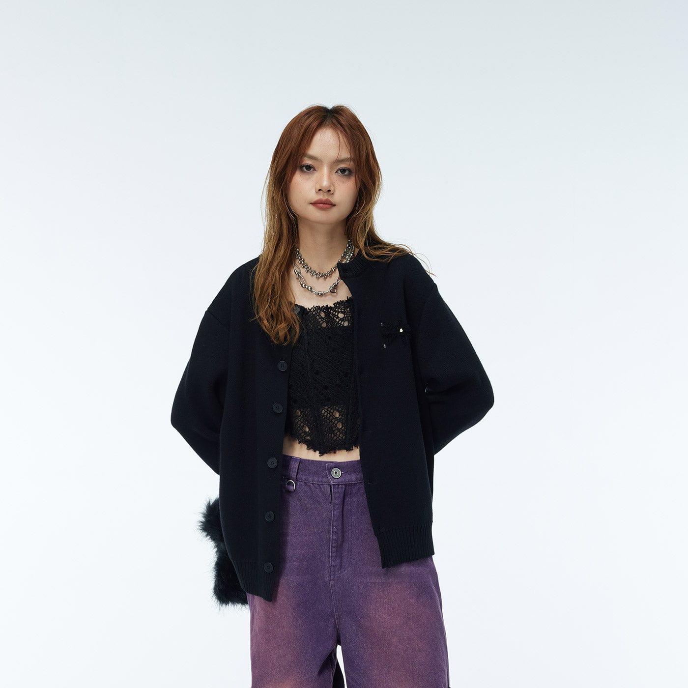 WHISTLEHUNTER Embroidered Logo Cardigan, premium urban and streetwear designers apparel on PROJECTISR.com, WHISTLEHUNTER