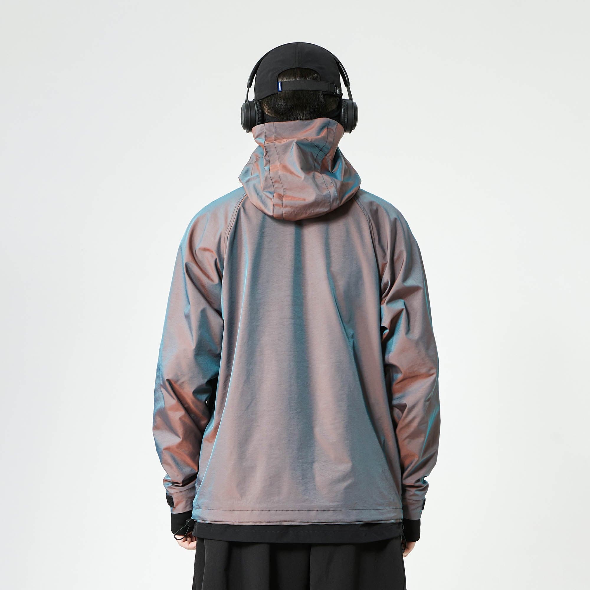 SILENSTORM Gradient Hooded Pullover Windbreaker, premium urban and streetwear designers apparel on PROJECTISR.com, SILENSTORM
