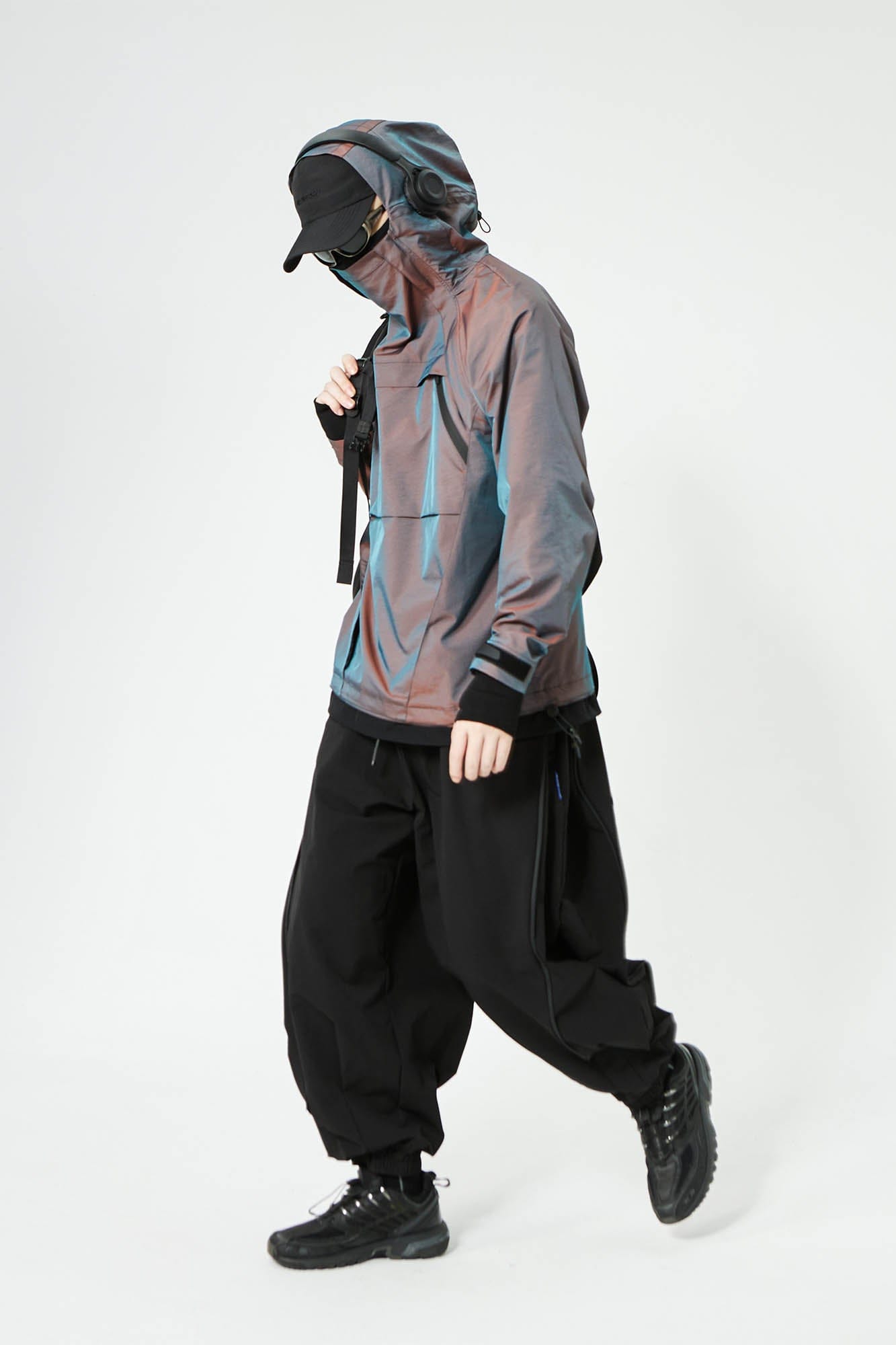 SILENSTORM Double-Zip Wide-Leg Jogger Pants, premium urban and streetwear designers apparel on PROJECTISR.com, SILENSTORM