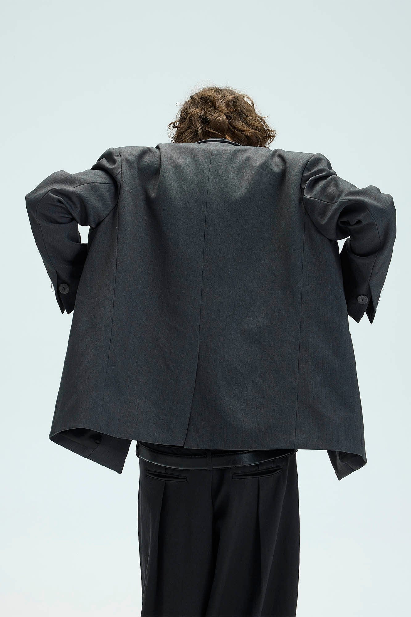 WHISTLEHUNTER Distressed Ripped Blazer, premium urban and streetwear designers apparel on PROJECTISR.com, WHISTLEHUNTER