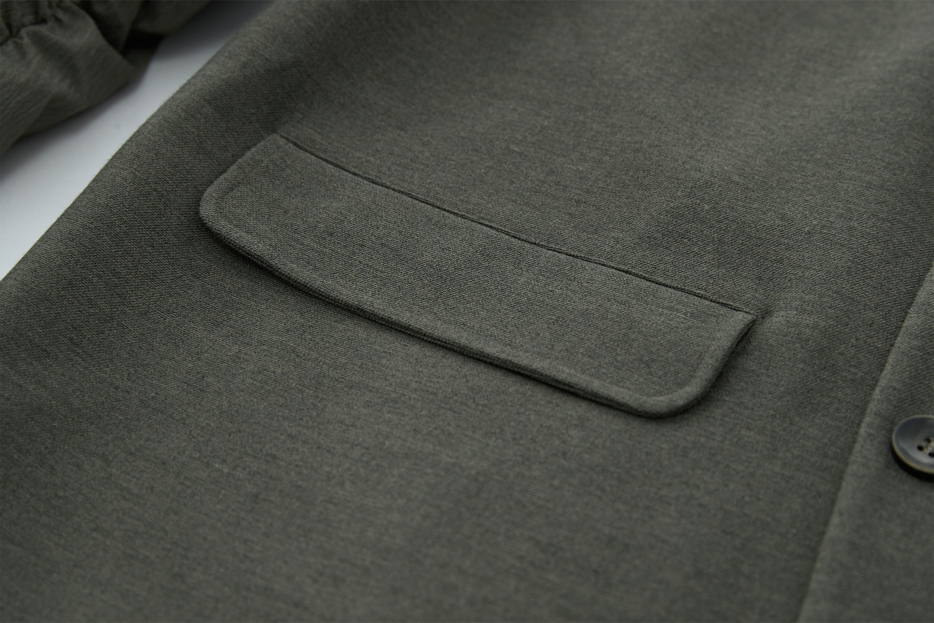 SAME FLOW Multi-Pocket Paneled Bomber-Sleeve Suit Jacket