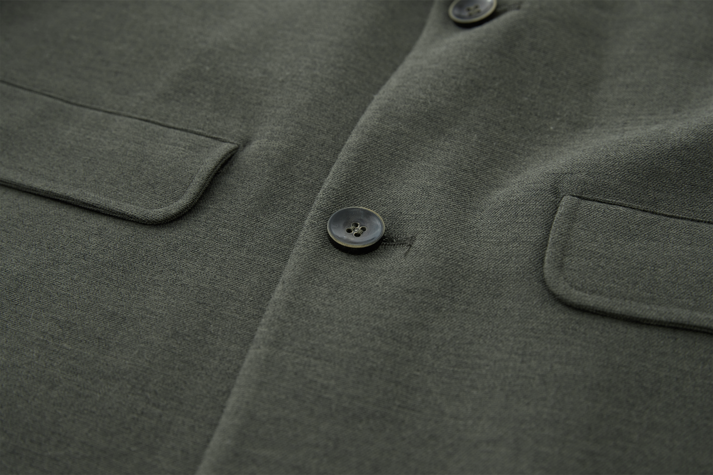 SAME FLOW Multi-Pocket Paneled Bomber-Sleeve Suit Jacket