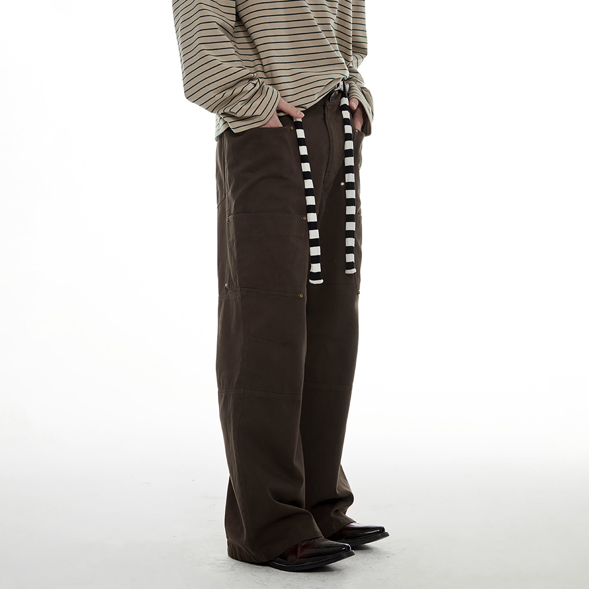 PASET Retro Utility Panel Pants