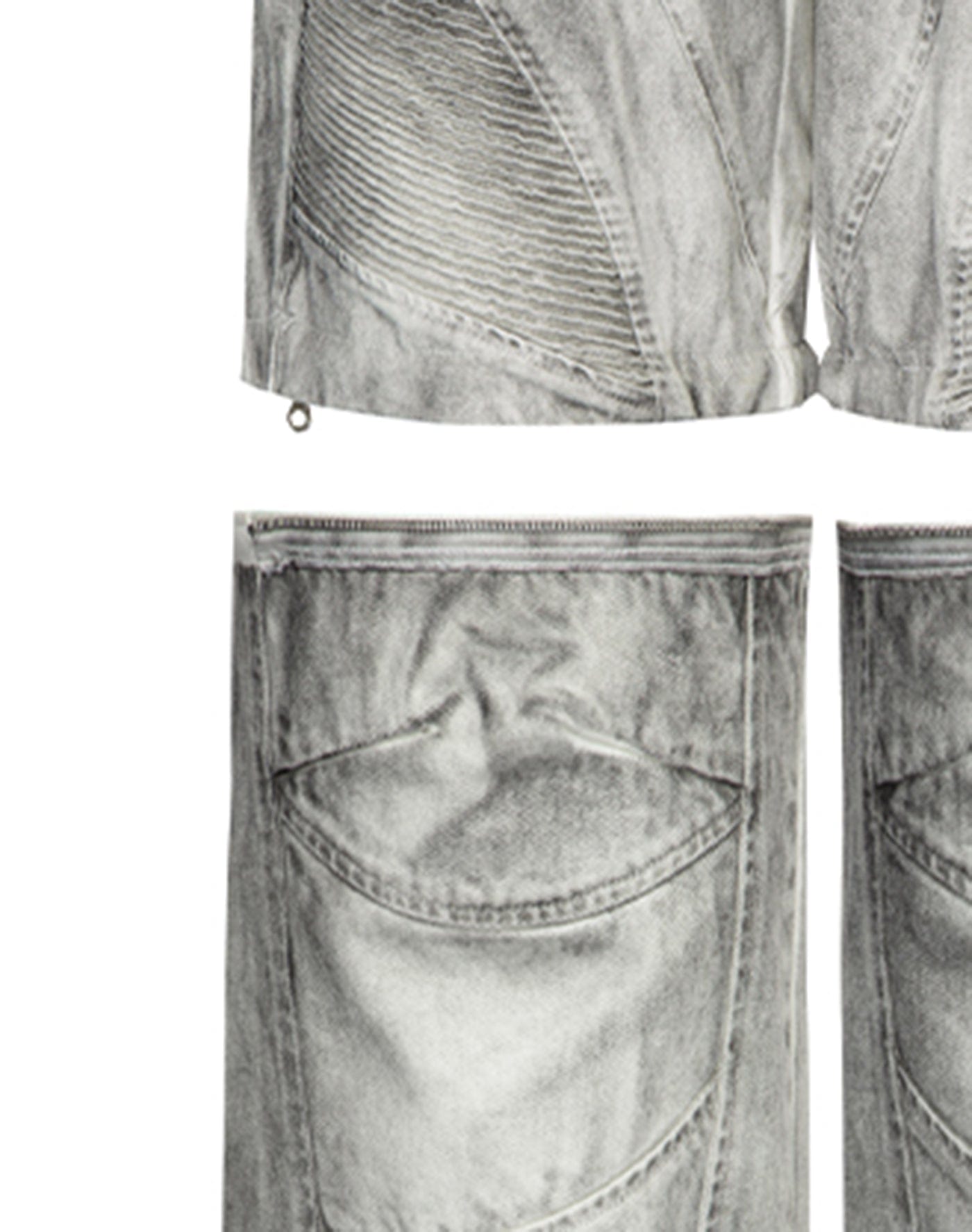 F2CE Distressed Detachable Parachute Pants, premium urban and streetwear designers apparel on PROJECTISR.com, F2CE