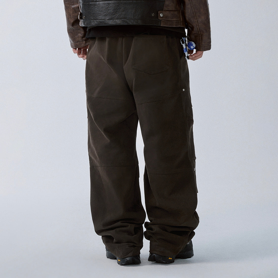 F2CE Destructured Pleated-knee Cargo Pants