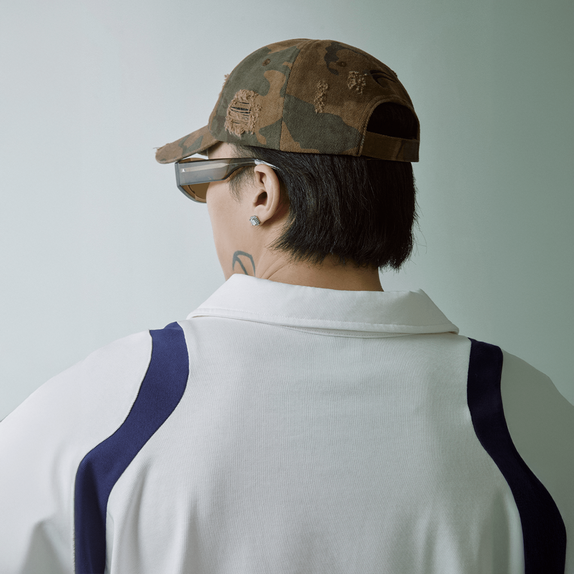 F2CE Camo Distressed Embroidery Logo Cap, premium urban and streetwear designers apparel on PROJECTISR.com, F2CE