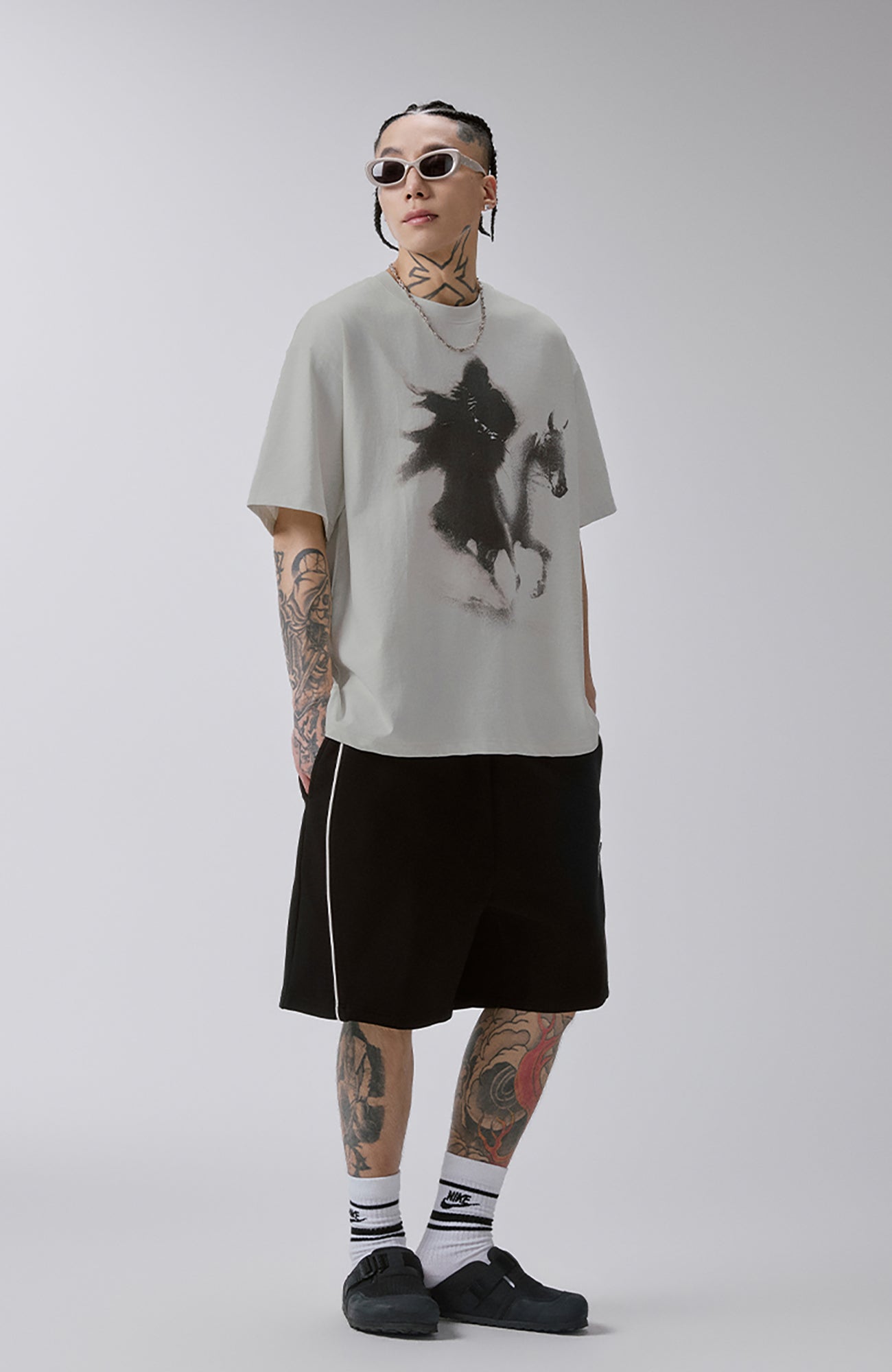 F2CE Shadow Rider Graphic Tee, premium urban and streetwear designers apparel on PROJECTISR.com, F2CE