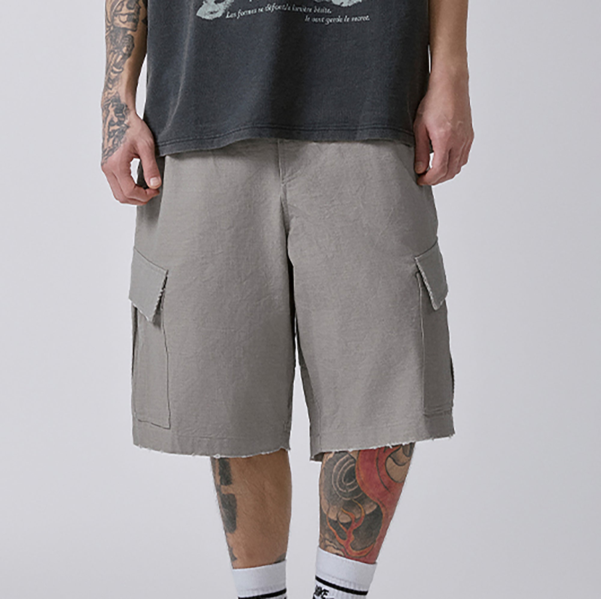 F2CE Zipper Pocket Utility Shorts, premium urban and streetwear designers apparel on PROJECTISR.com, F2CE