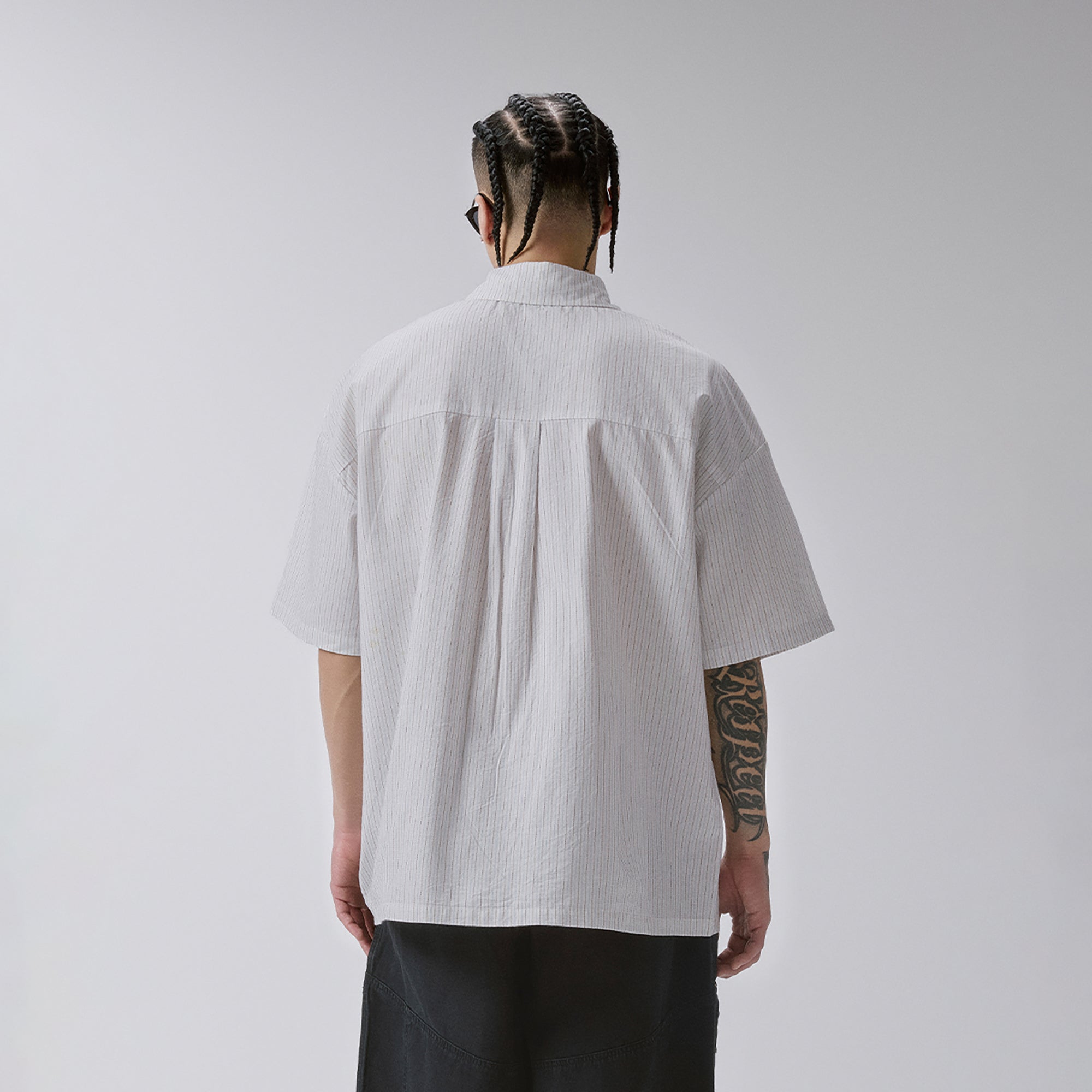 F2CE Stripe Graphic Short Sleeve Shirt, premium urban and streetwear designers apparel on PROJECTISR.com, F2CE