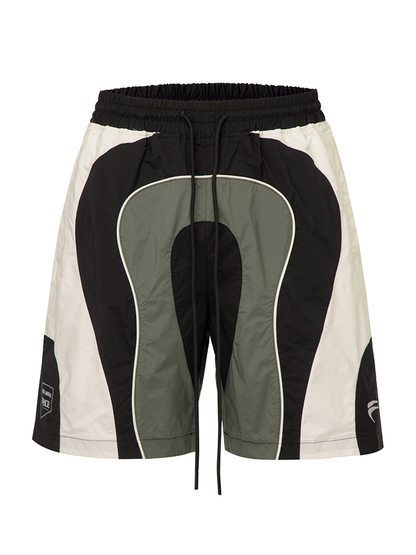 F2CE Spliced Color Block Logo Shorts, premium urban and streetwear designers apparel on PROJECTISR.com, F2CE