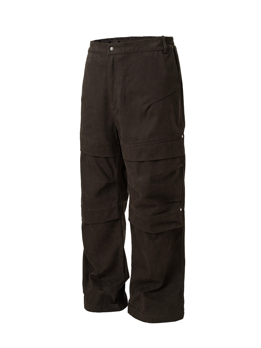 F2CE Destructured Pleated-knee Cargo Pants