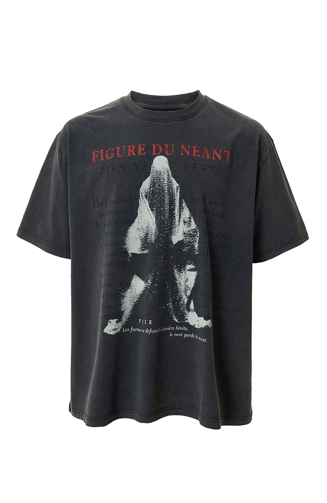 F2CE Washed Void Figure Graphic Tee, premium urban and streetwear designers apparel on PROJECTISR.com, F2CE