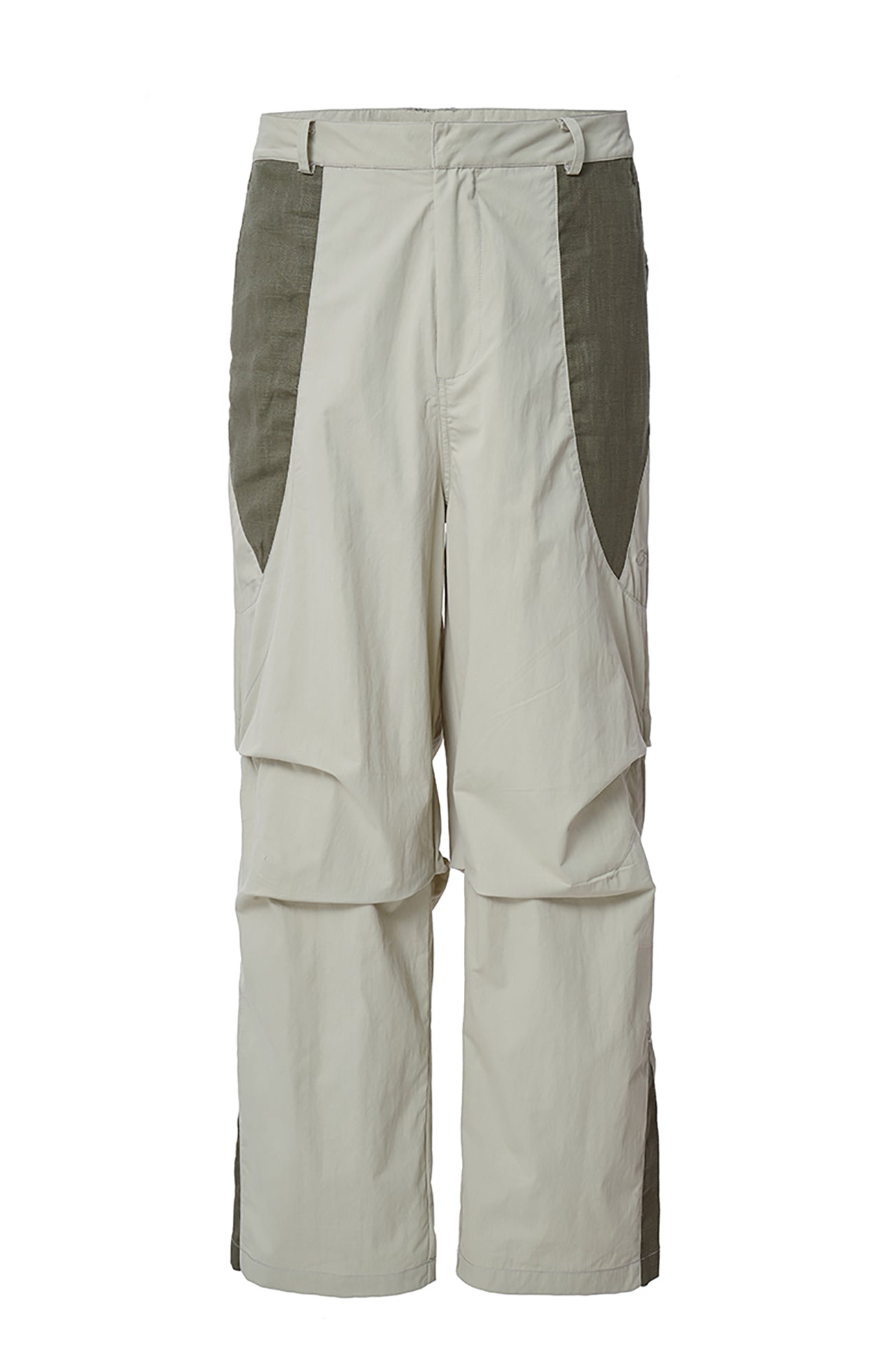 F2CE Colorblock Pleated Straight-Leg Pants, premium urban and streetwear designers apparel on PROJECTISR.com, F2CE
