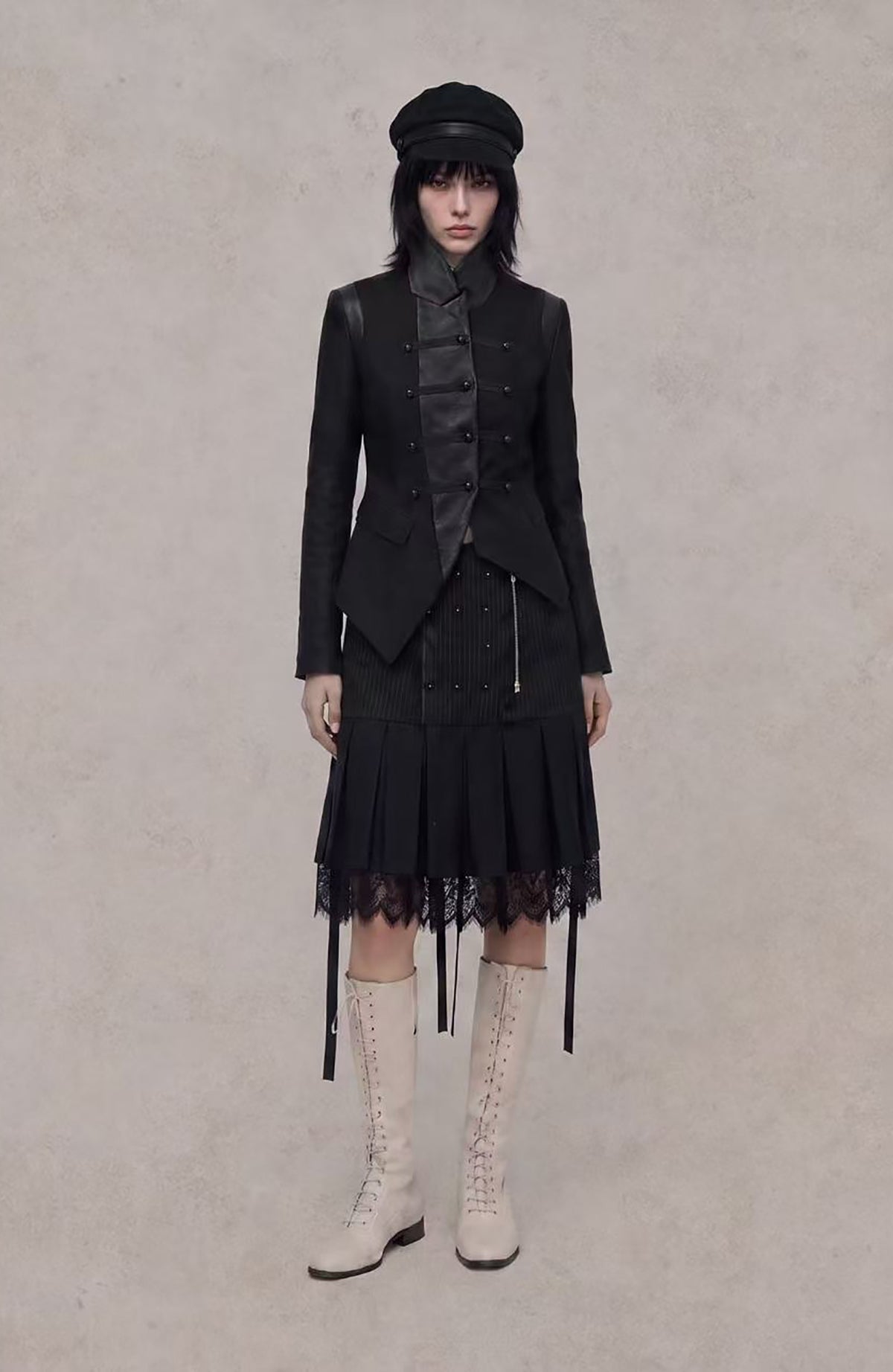 2000RSK Asymmetrical Deconstructed Court Jacket