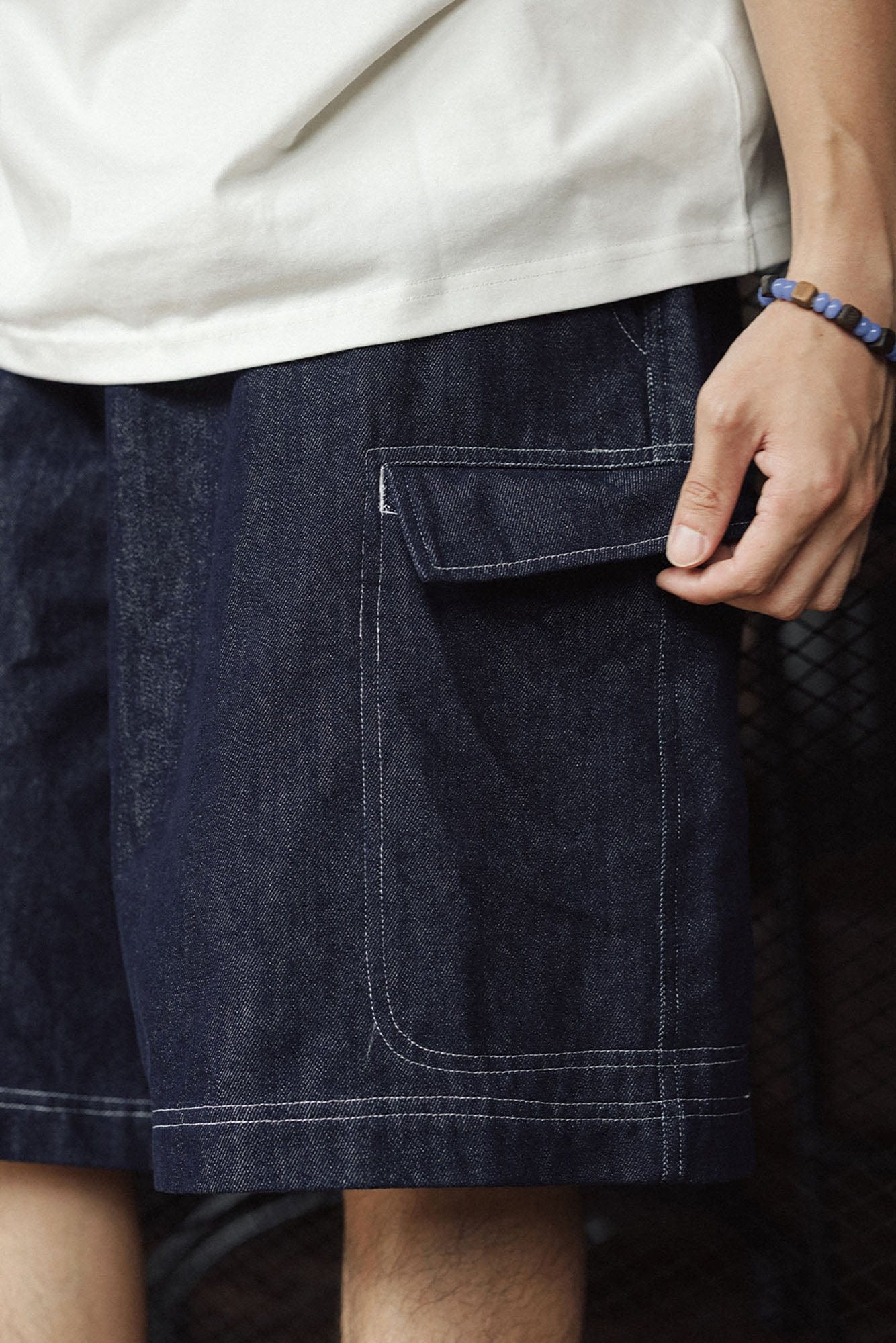 BANANA CLUB Essential Multi-Pocket Raw Shorts, premium urban and streetwear designers apparel on PROJECTISR.com, BANANA CLUB