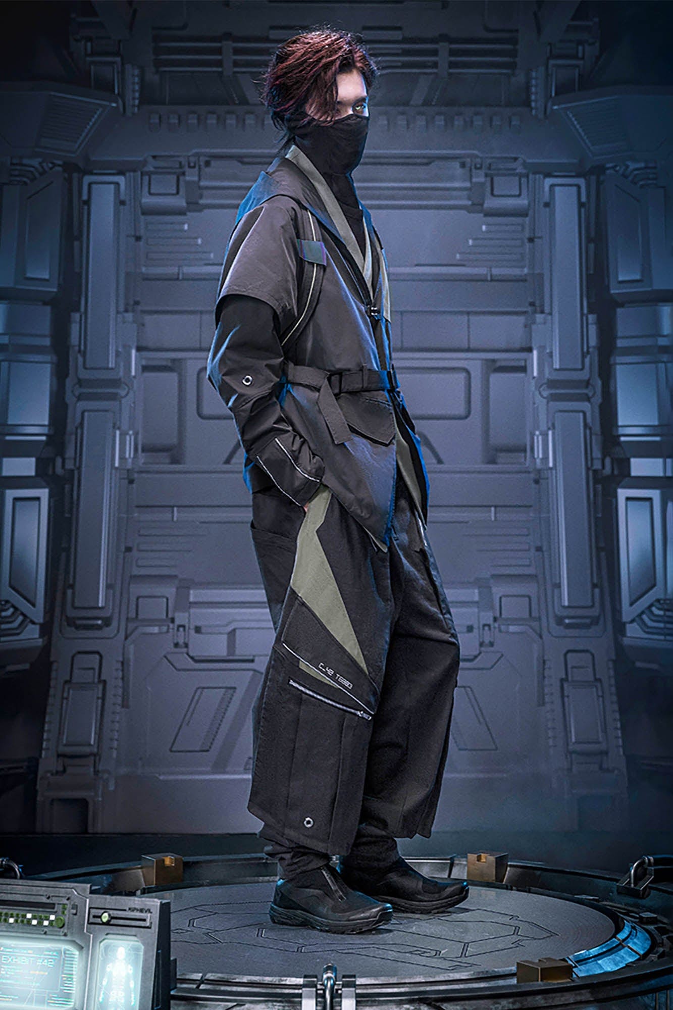XIPHEVIL Blade Multi-Pocket Paneled Jogger Pants, premium urban and streetwear designers apparel on PROJECTISR.com, XIPHEVIL