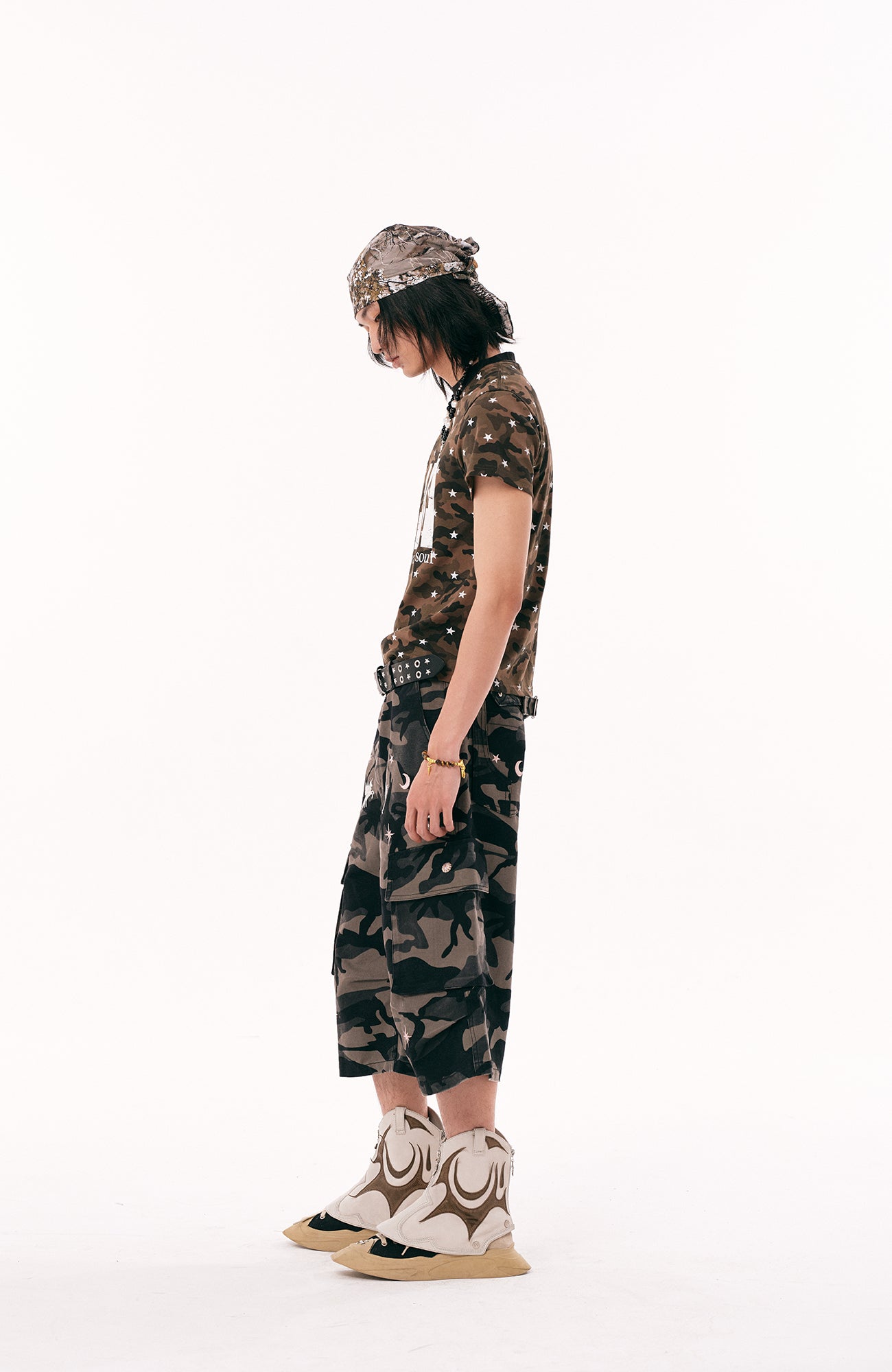 PASET Star Camo Cross Graphic Tee
