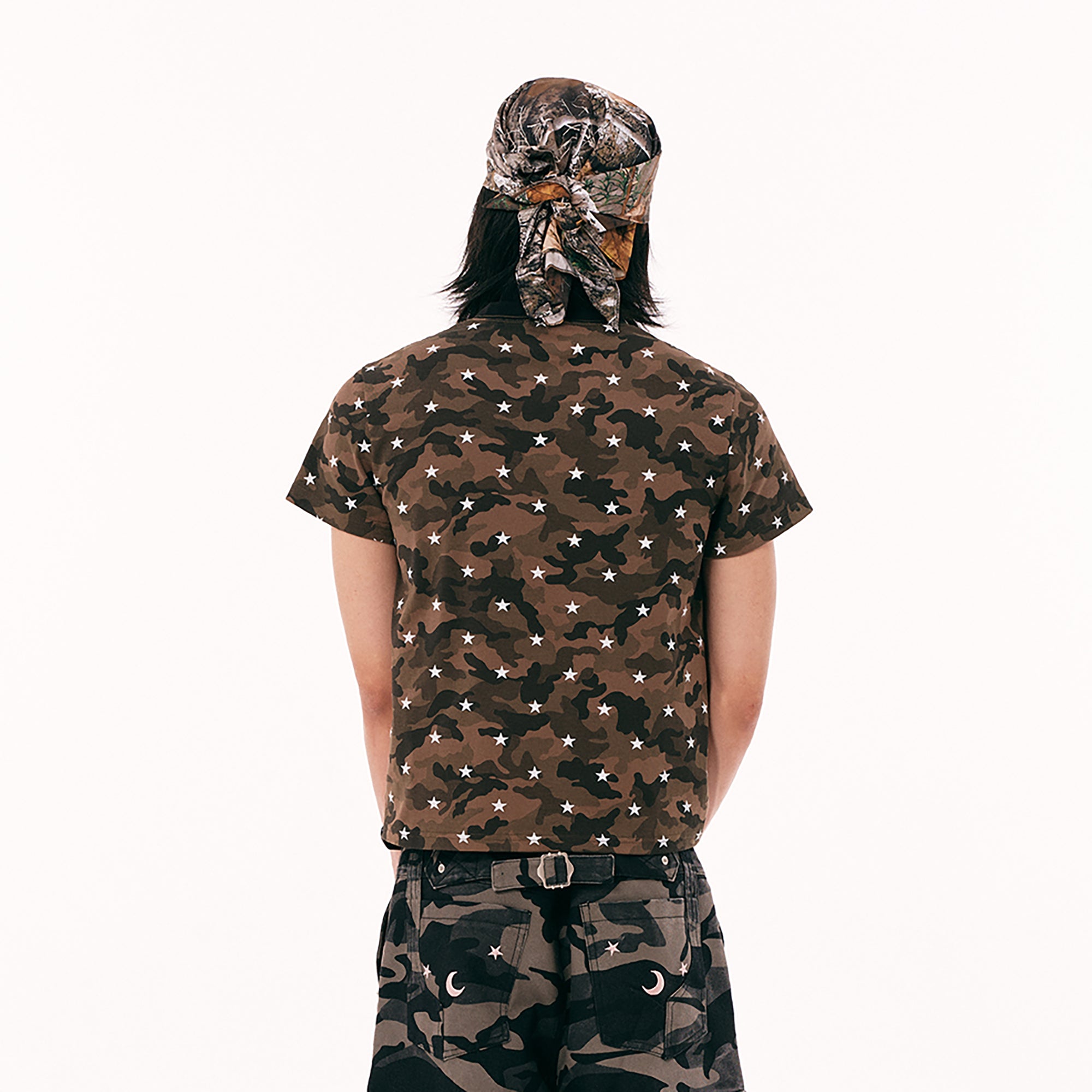 PASET Star Camo Cross Graphic Tee