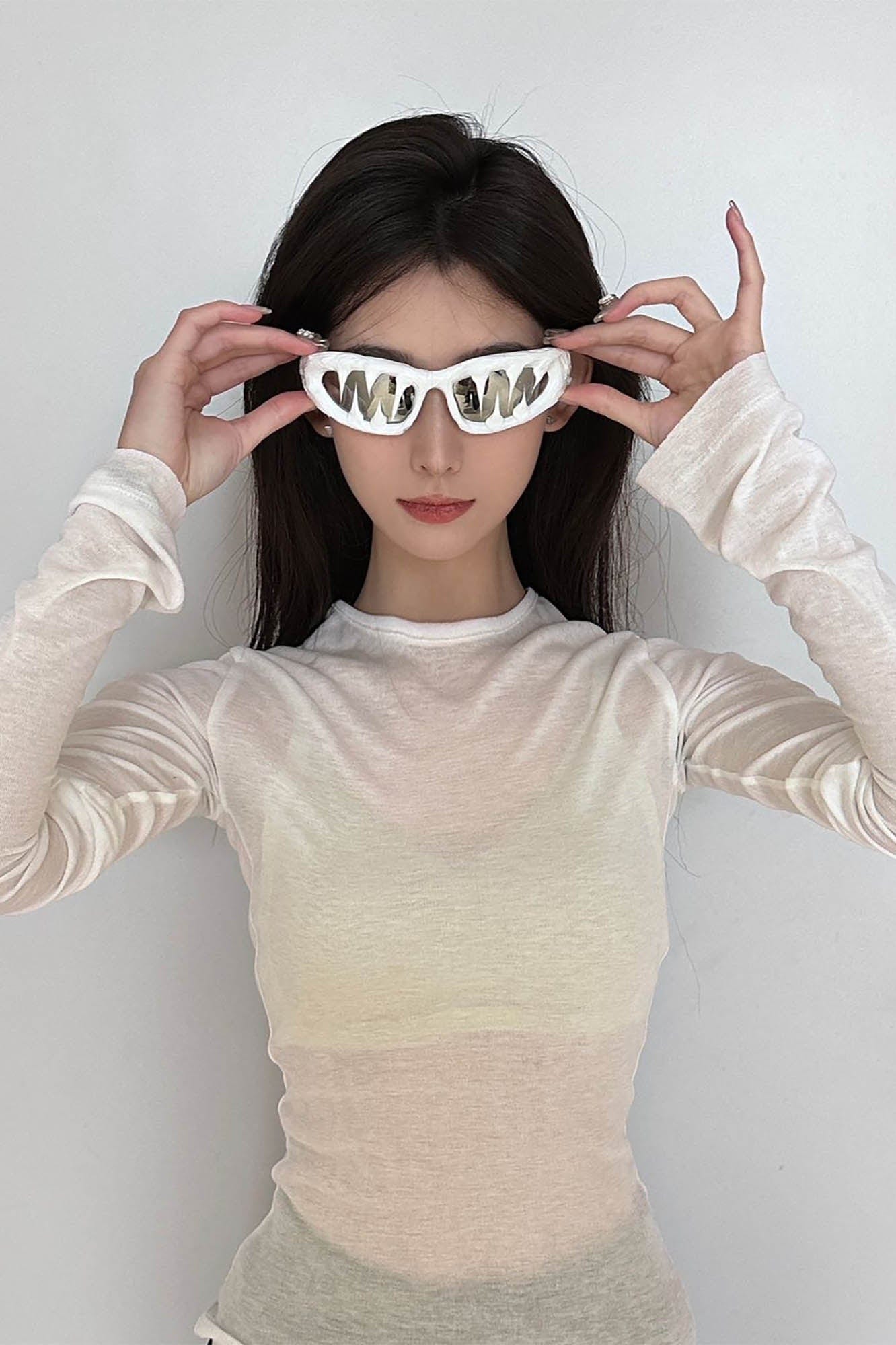 Pi0neeR Ice Melt Dripped Resin Sunglasses, premium urban and streetwear designers apparel on PROJECTISR.com, Pi0neeR